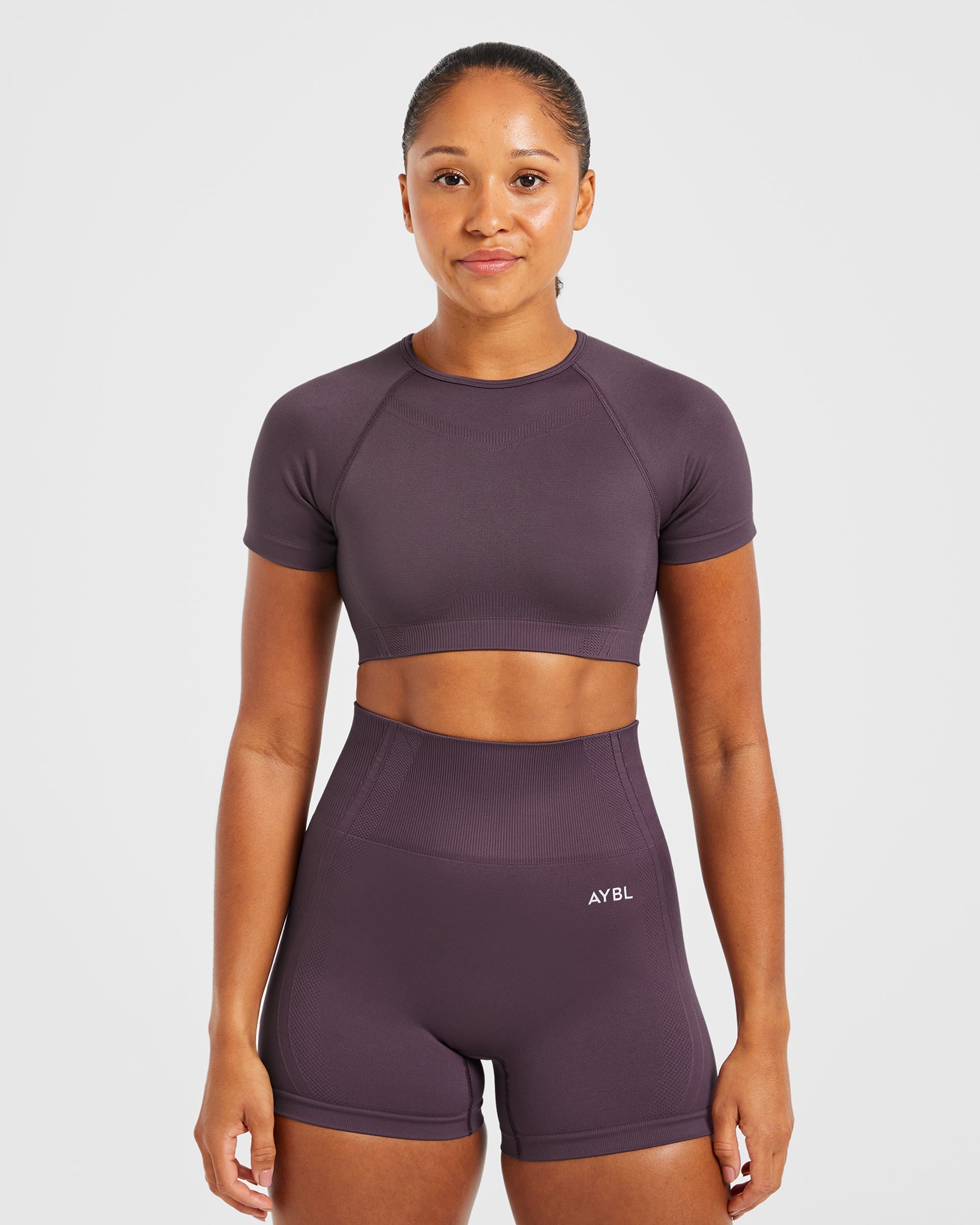 Balance V3 Seamless Crop Top - Purple