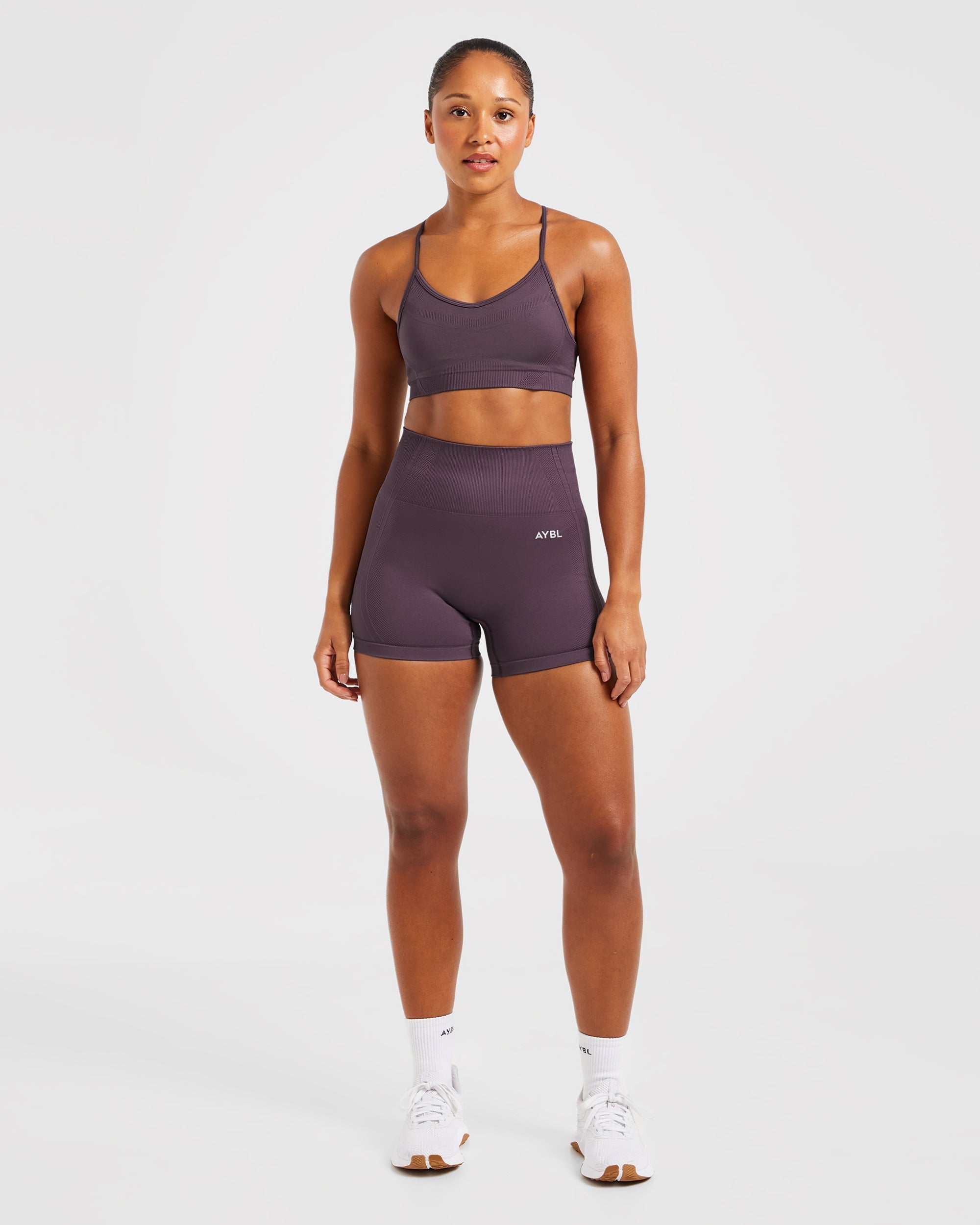 Balance V3 Seamless Strappy Sports Bra - Purple