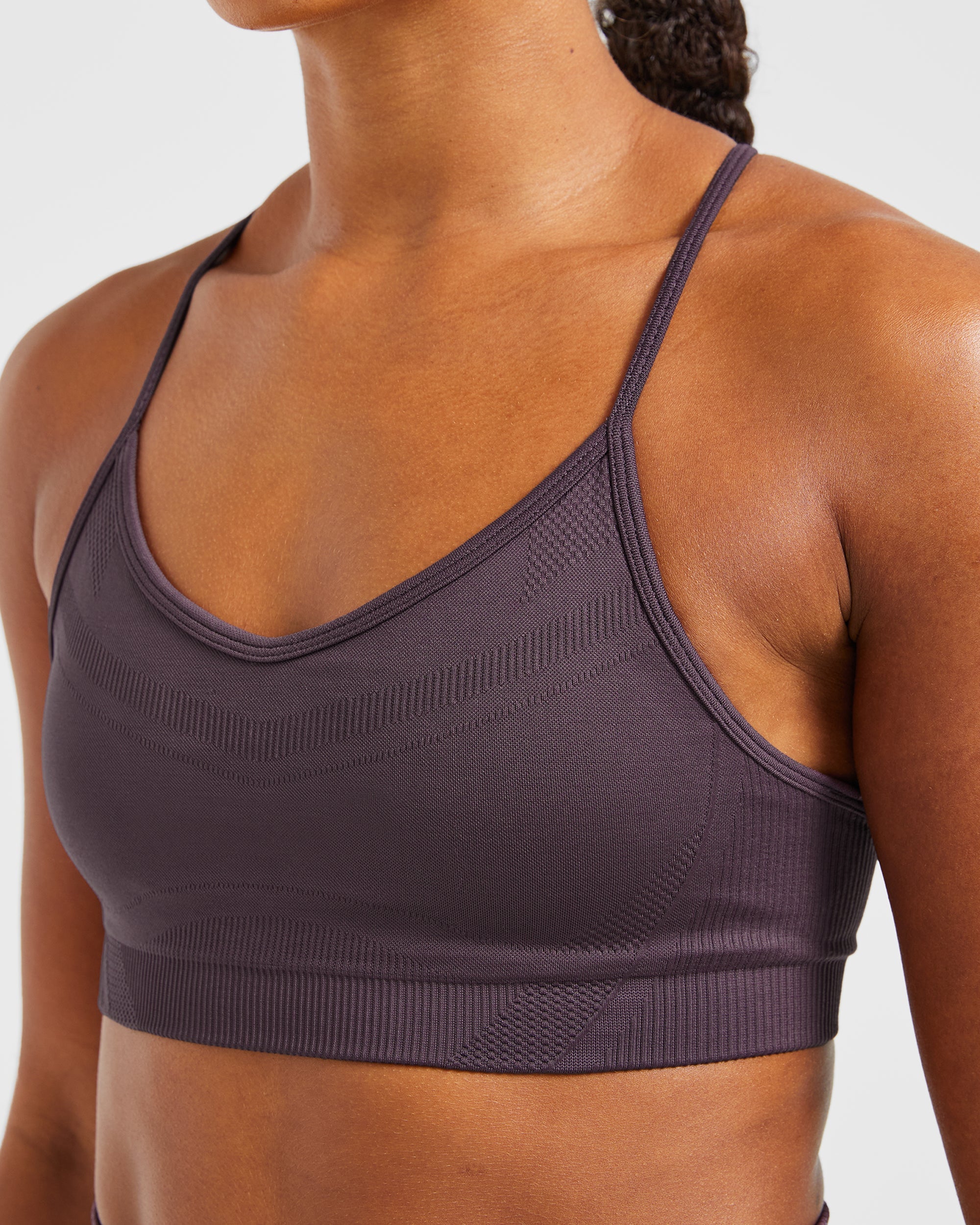 Balance V3 Seamless Strappy Sports Bra - Purple