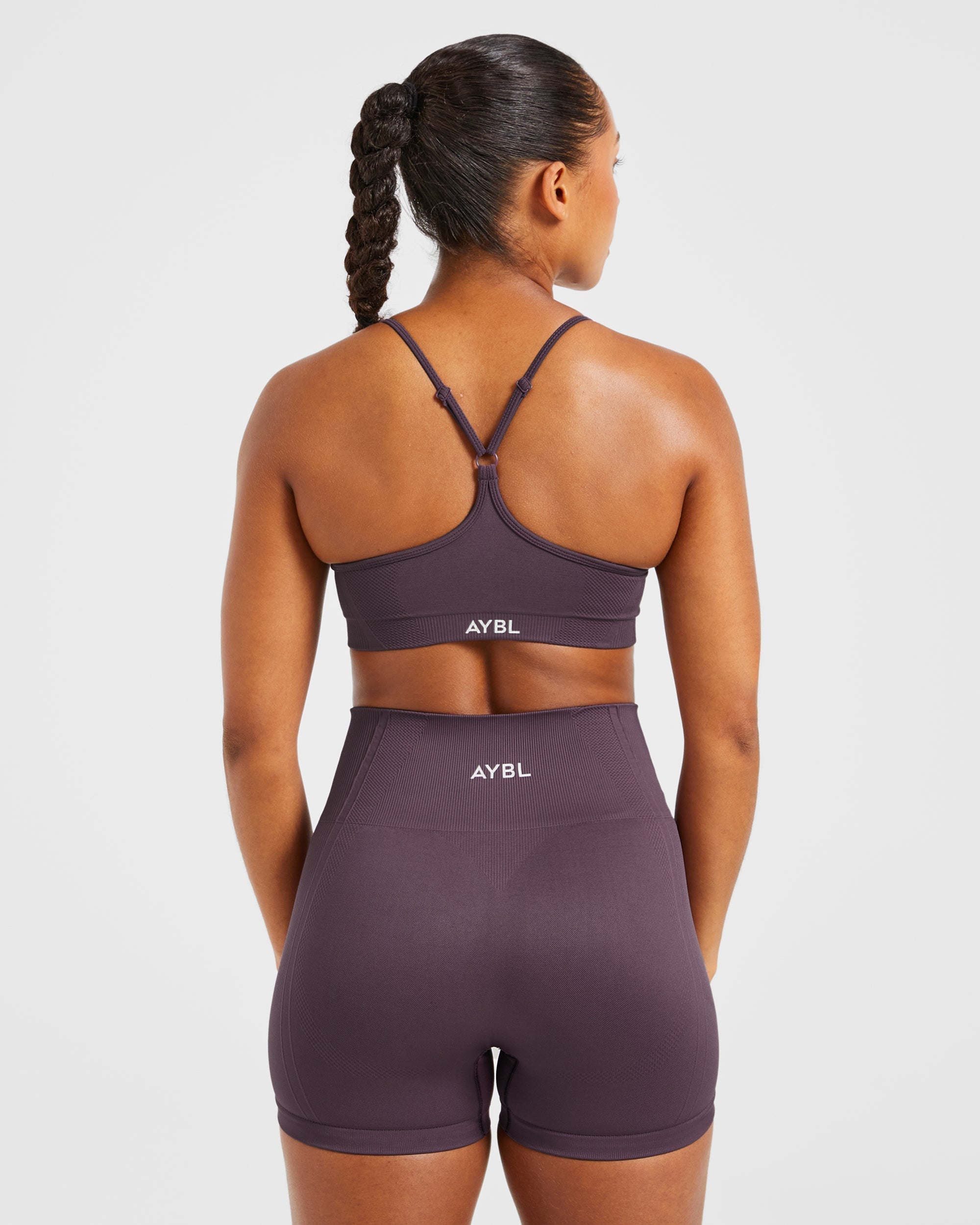 Balance V3 Seamless Strappy Sports Bra - Purple