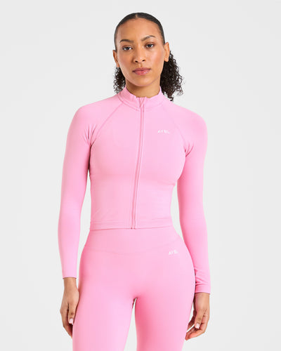 Enhance Seamless Jacket - Sugar Pink