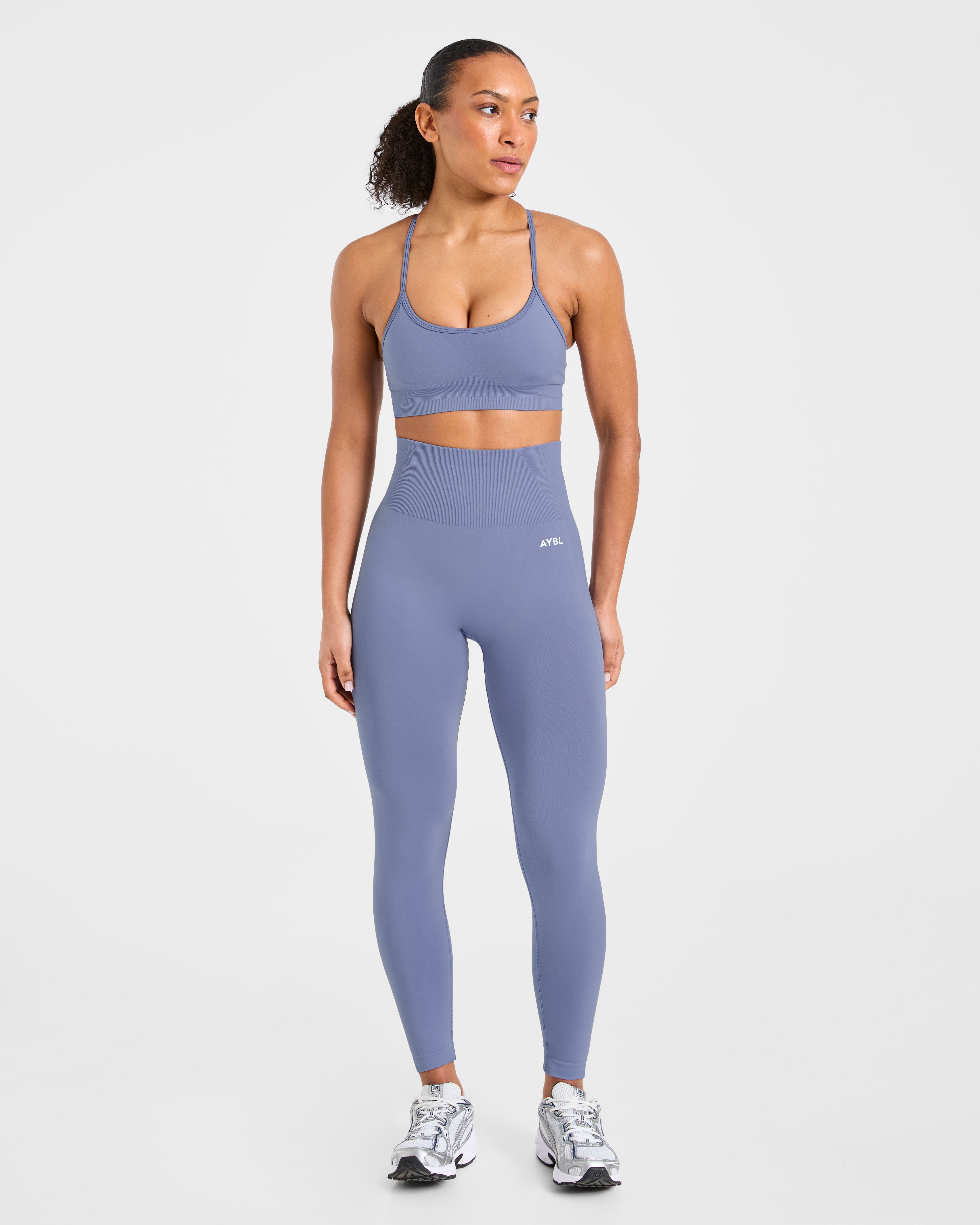 Empower Seamless Leggings - Slate Blue