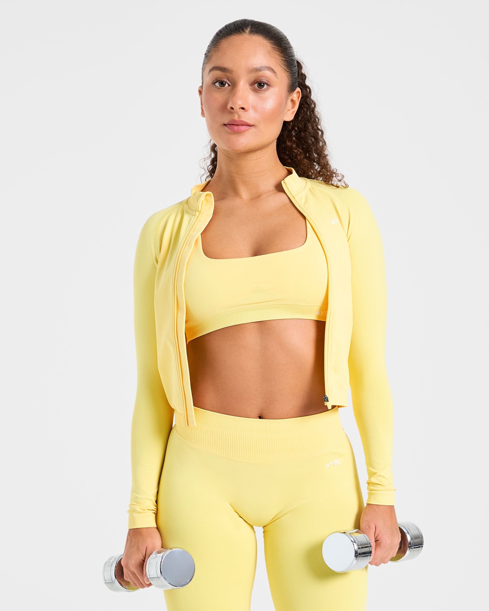 Enhance Seamless Jacket - Bright Yellow