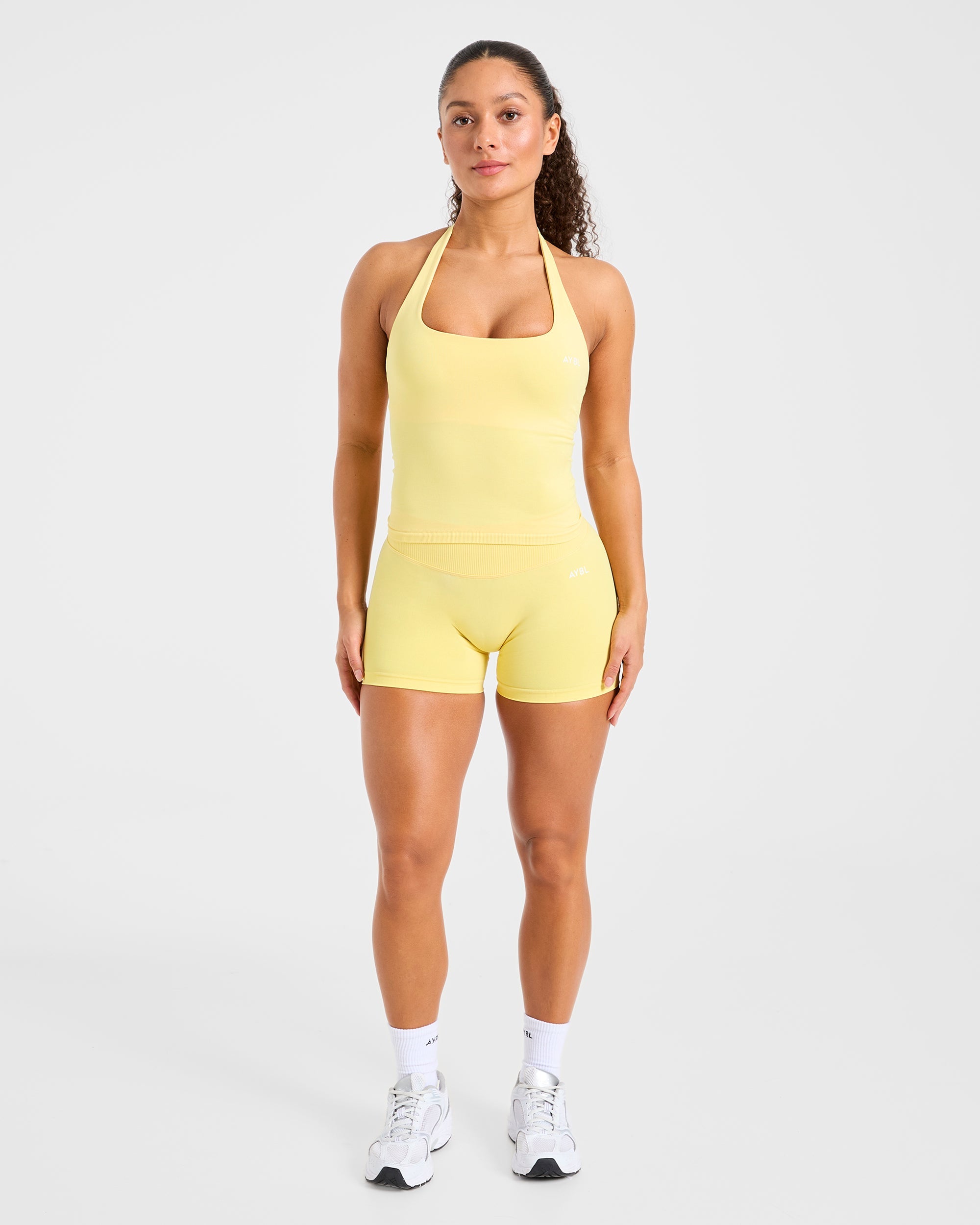 Enhance Seamless Shorts | 3.5" - Bright Yellow