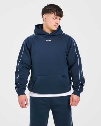 Restore Oversized Hoodie - Navy Blue