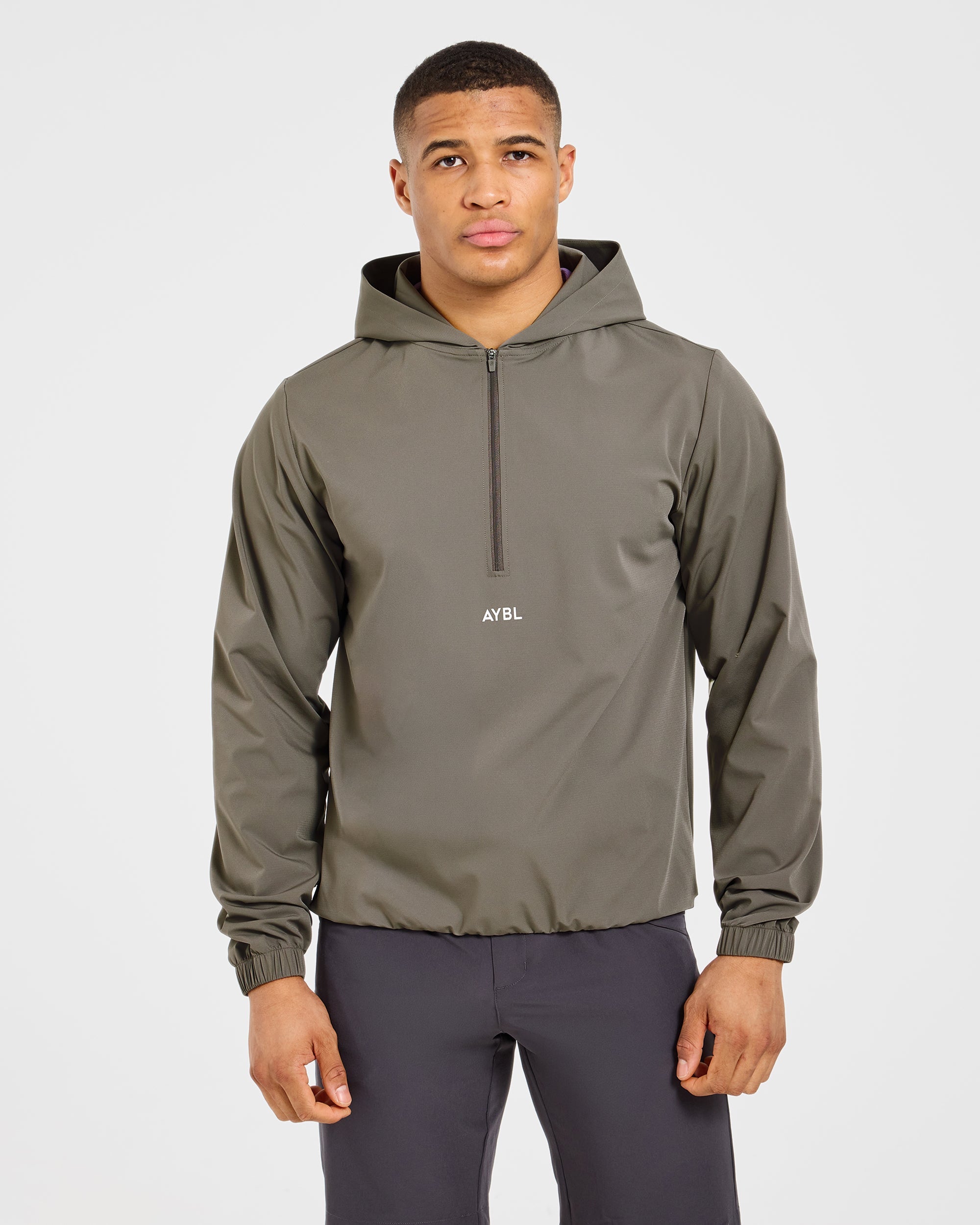 Precision 1/4 Zip Wind Pullover - Deep Woodland