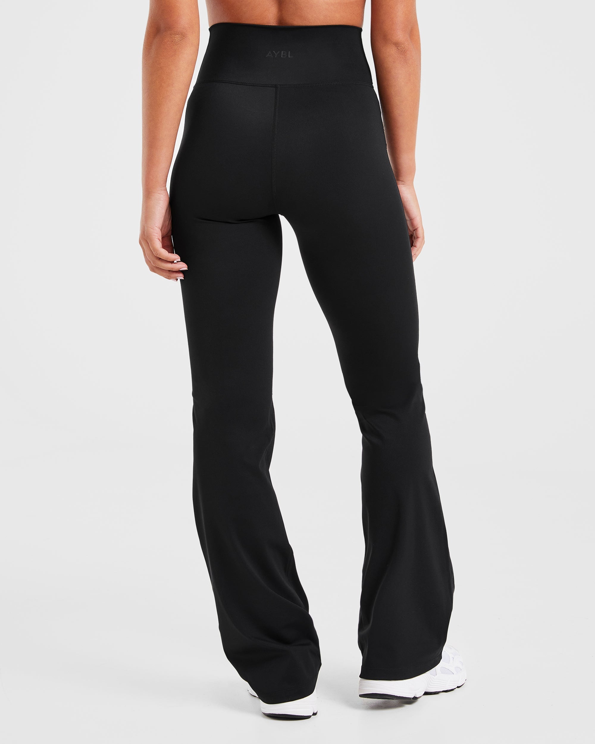 Sculpt Wrap Flared Leggings - Black