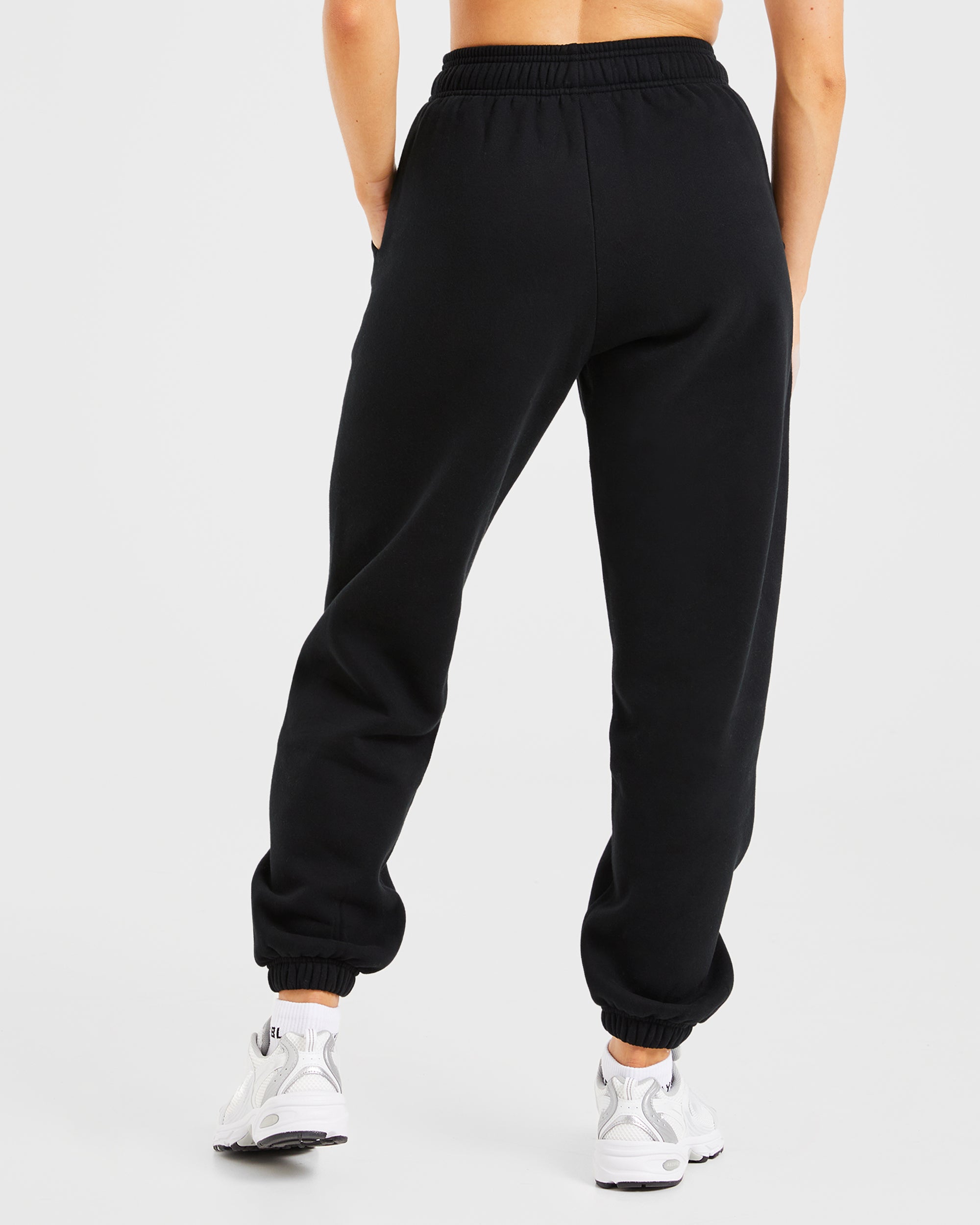 AYBL Sports Club Oversized Joggers - Black/White