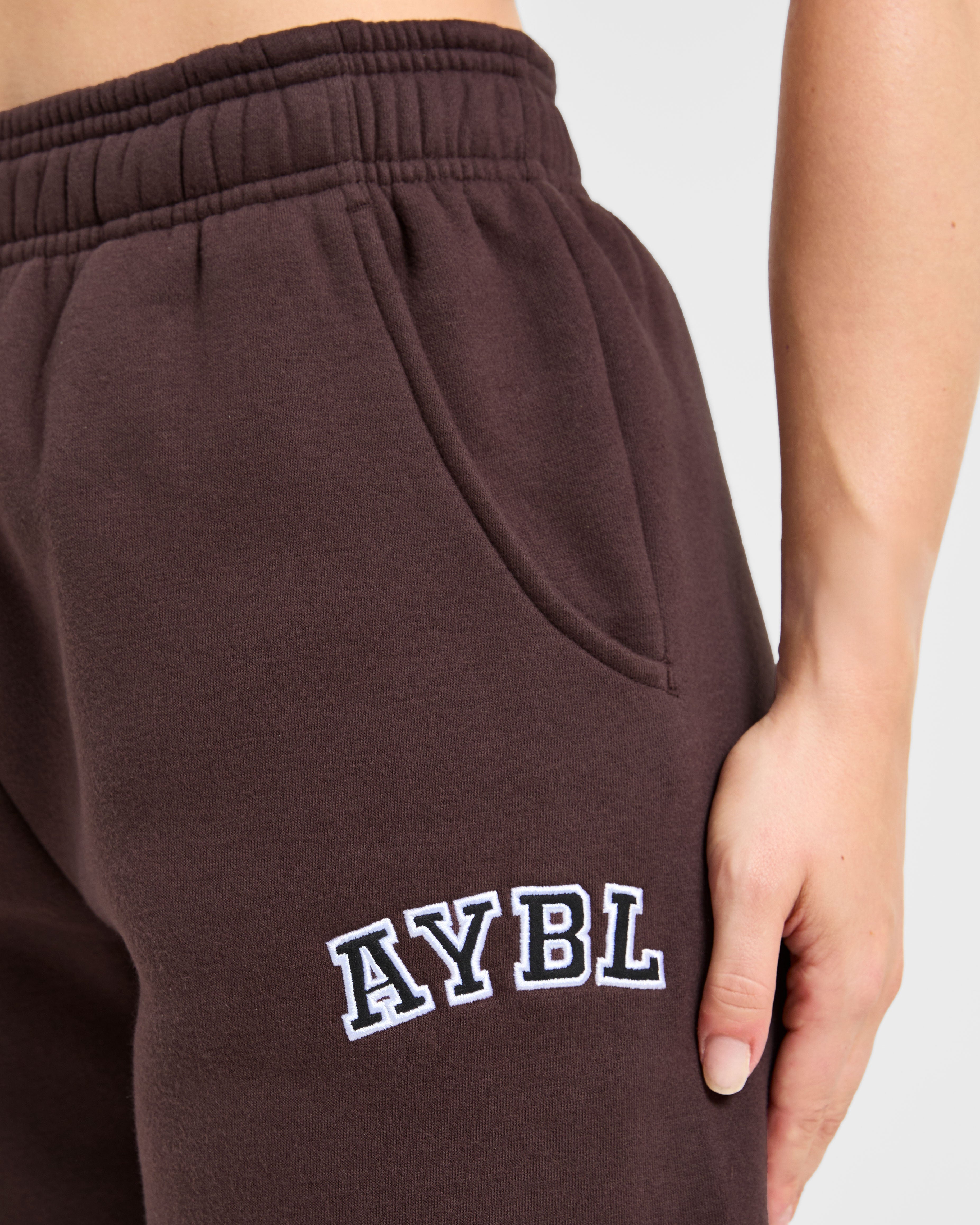 Varsity 2.0 Oversized Joggers - Cocoa Brown