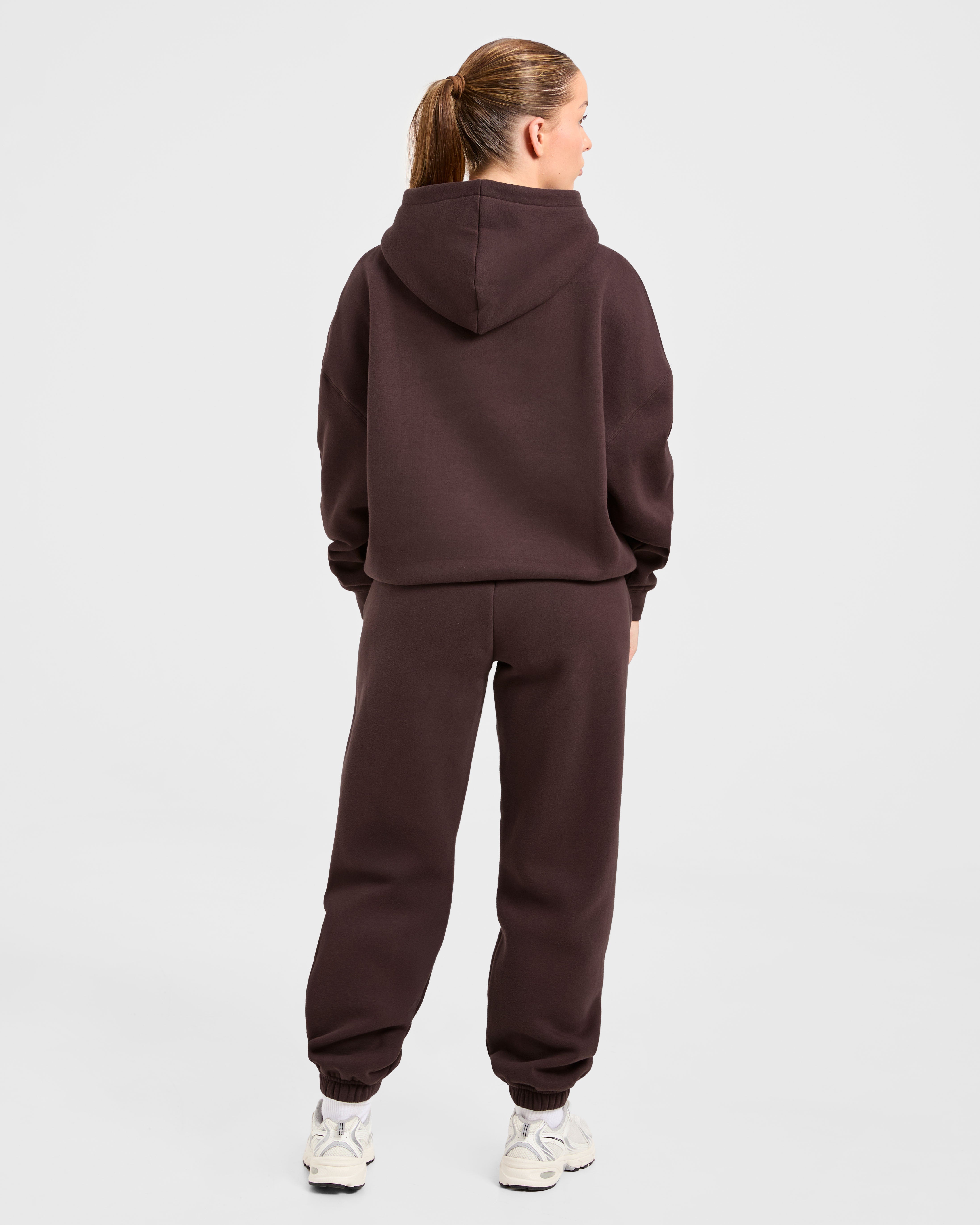 Varsity 2.0 Oversized Joggers - Cocoa Brown
