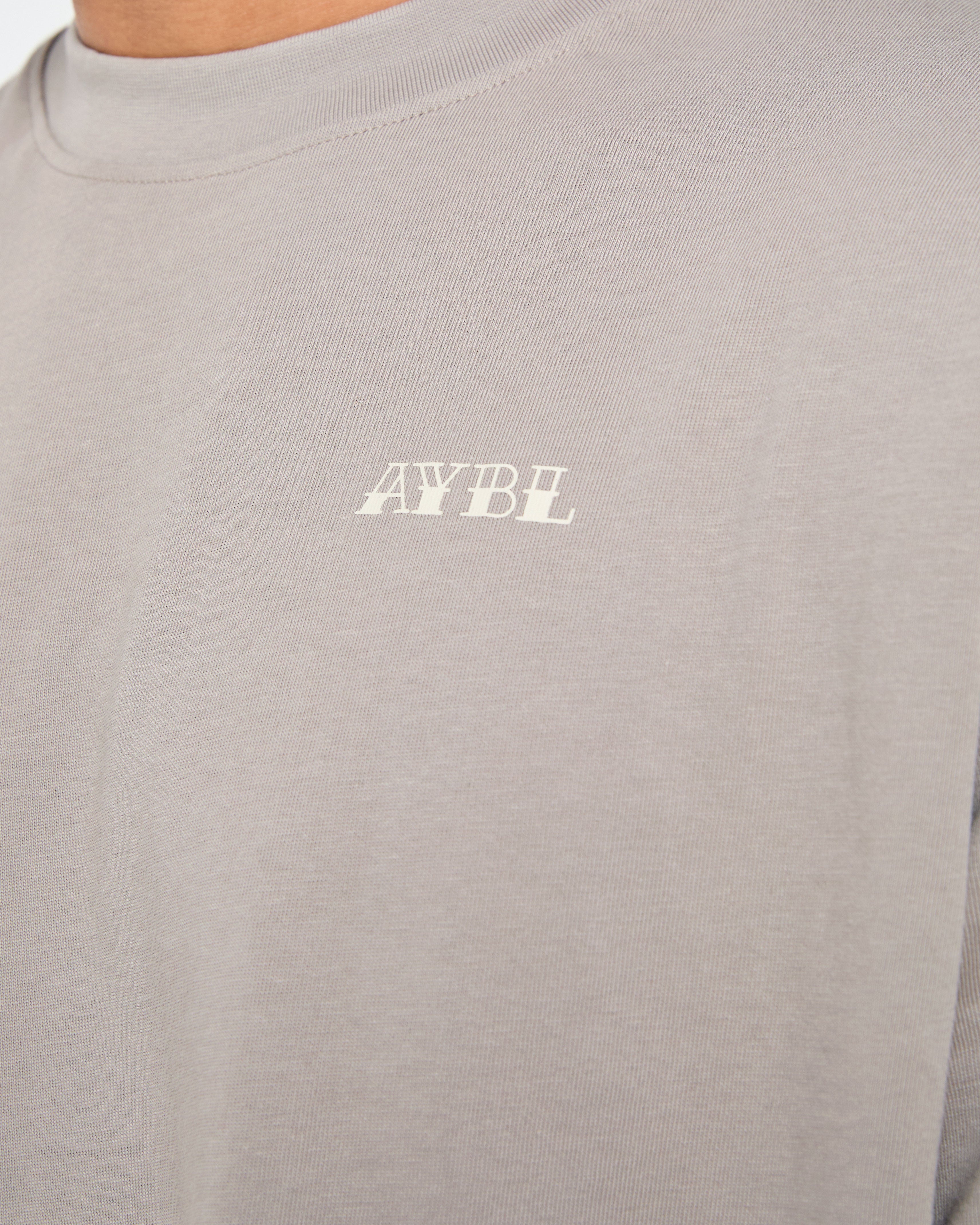 AYBL Strength Club Oversized T Shirt - Fog
