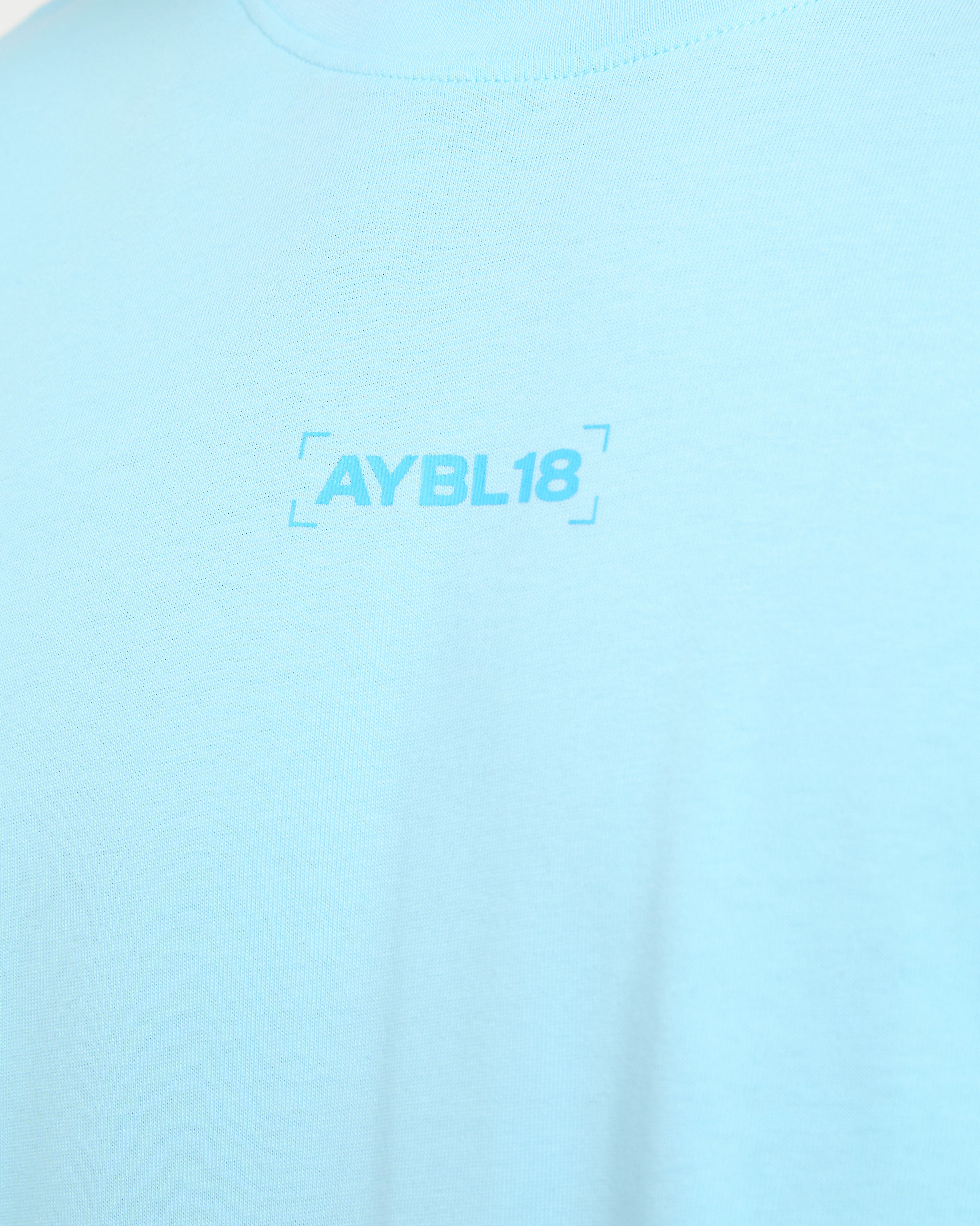 Power Club Oversized T Shirt - Light Blue