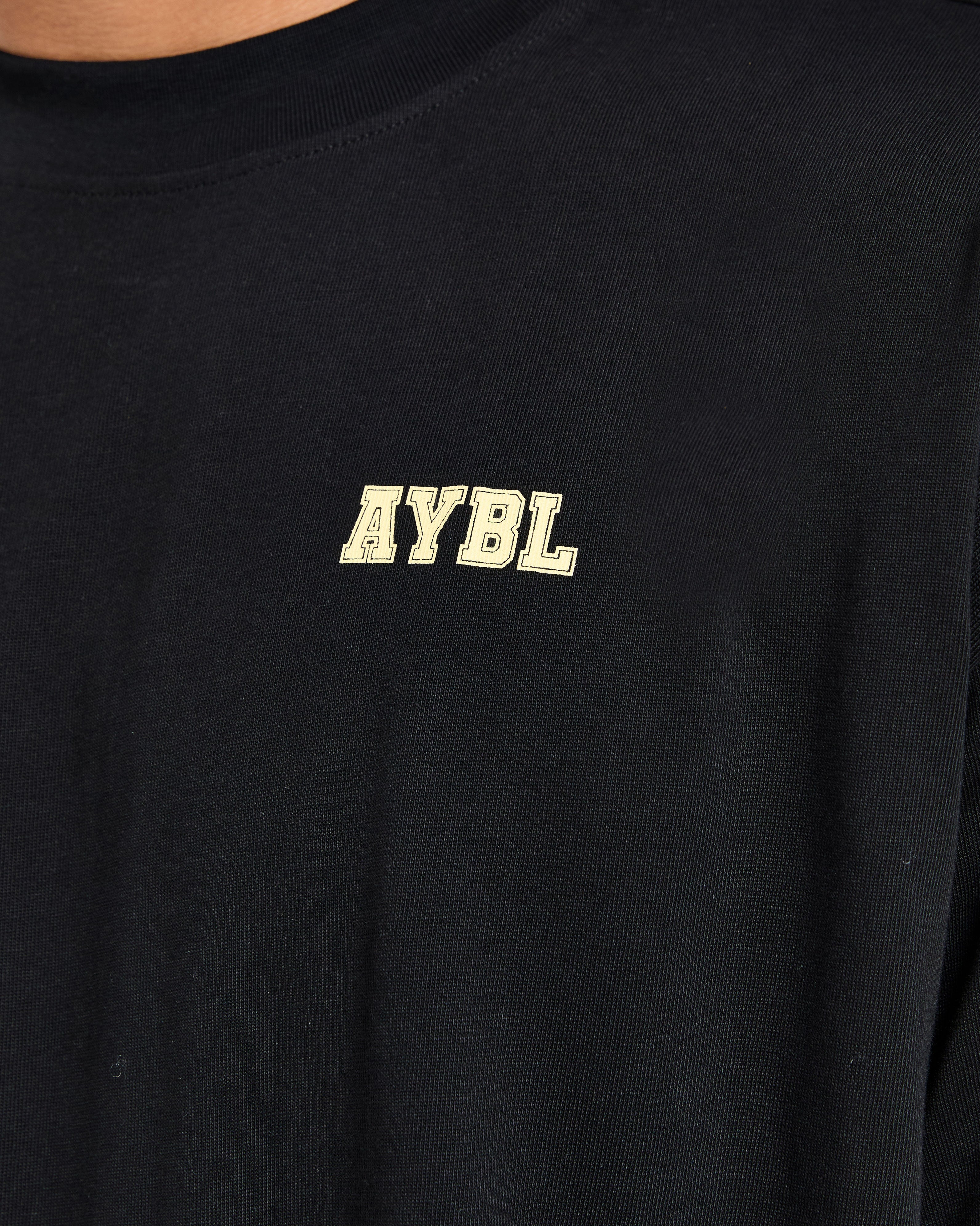 Power In Motion Oversized T Shirt - Black/Yellow