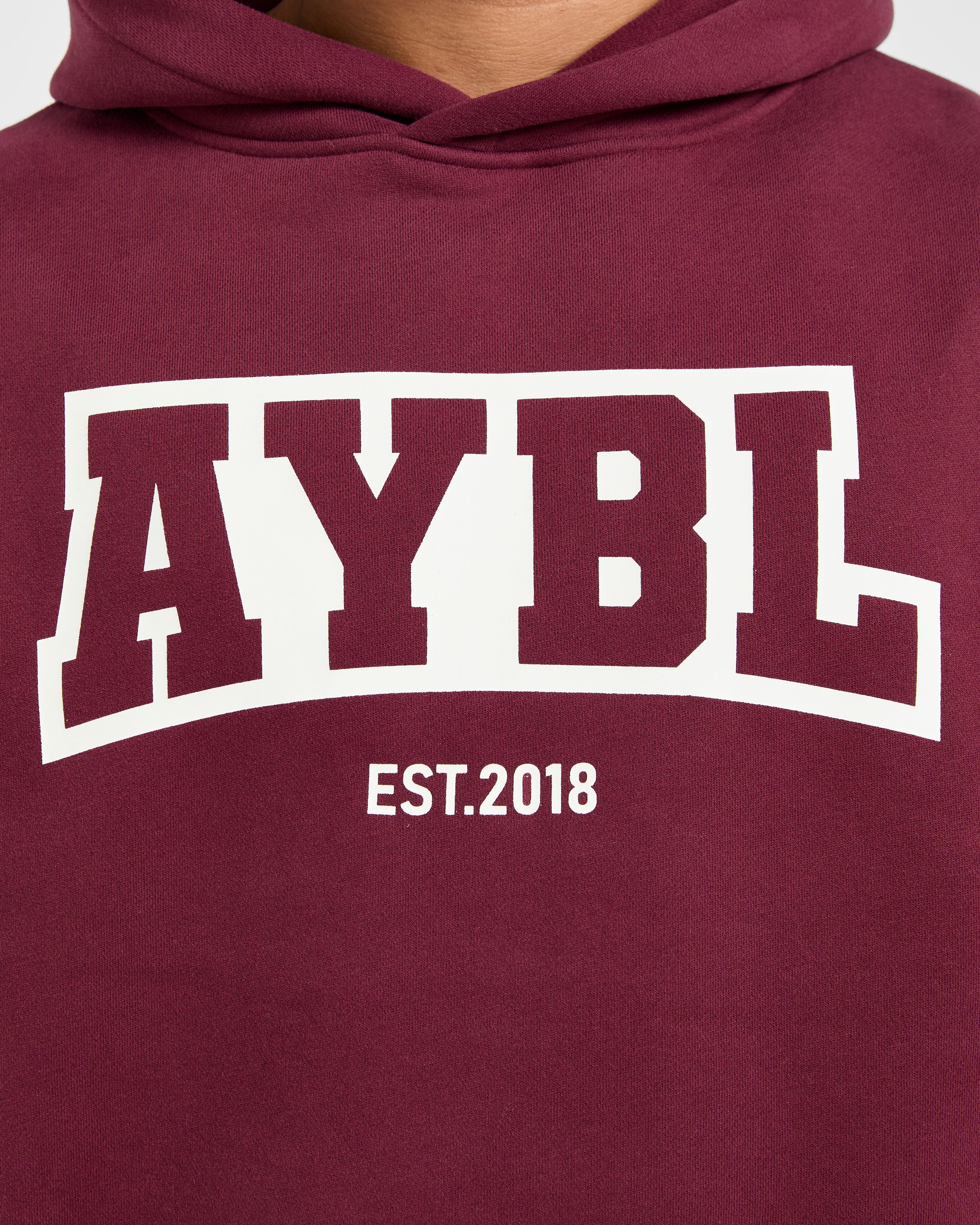 Academy Oversized Hoodie - Burgundy