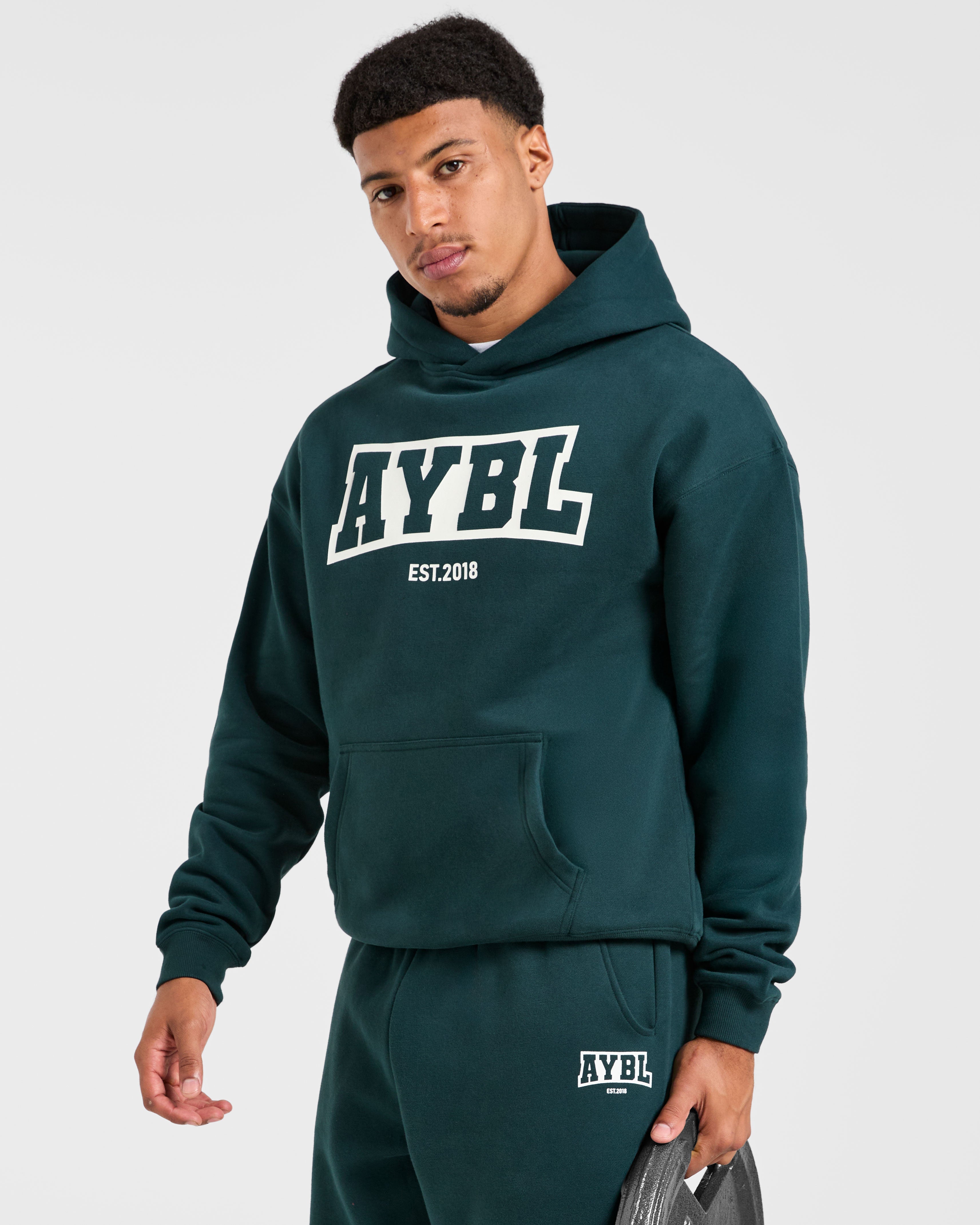 Academy Oversized Hoodie - Pine Green