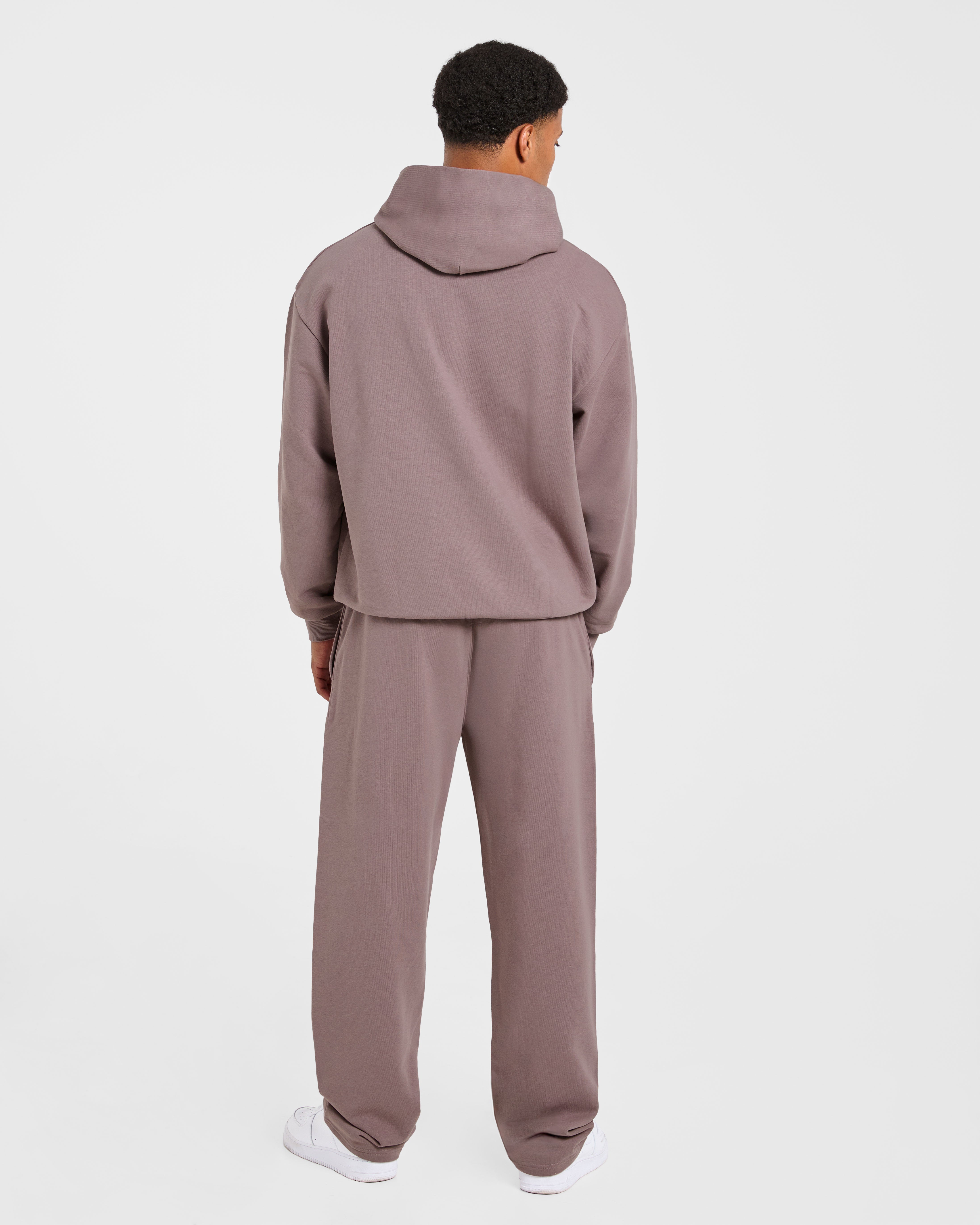 Craft Oversized Straight Leg Joggers - Muted Plum