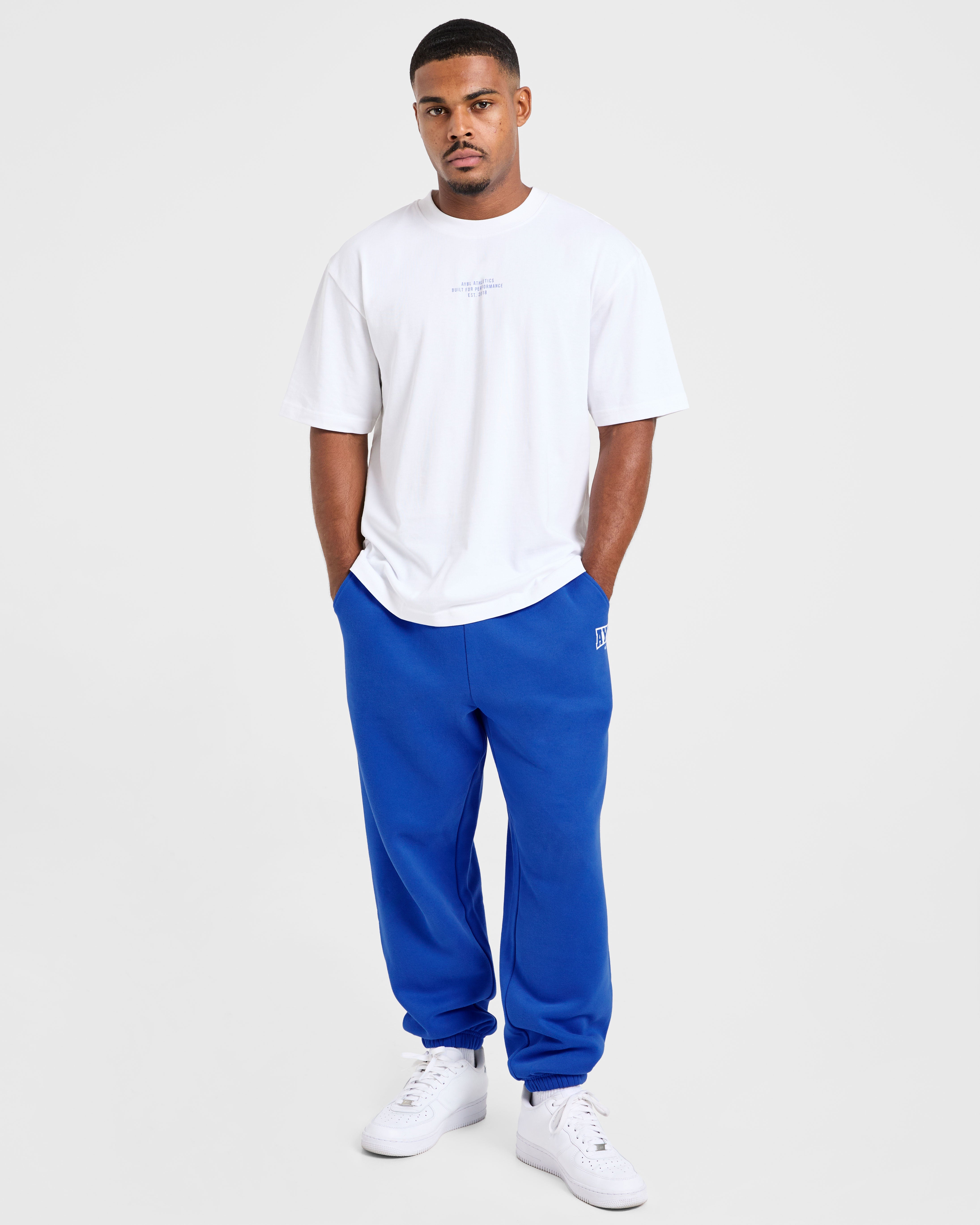 Academy Oversized Joggers - Cobalt