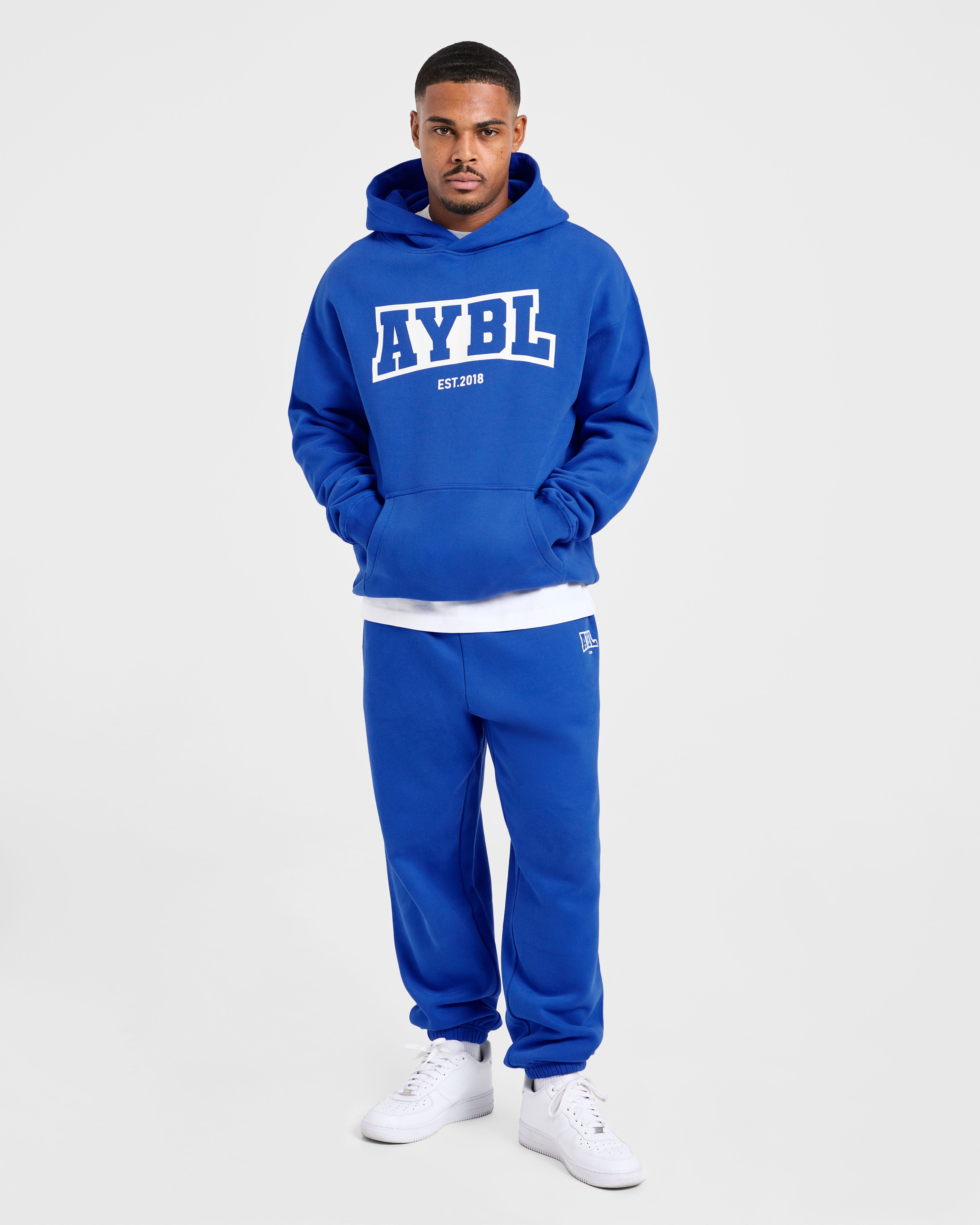 Academy Oversized Joggers - Cobalt