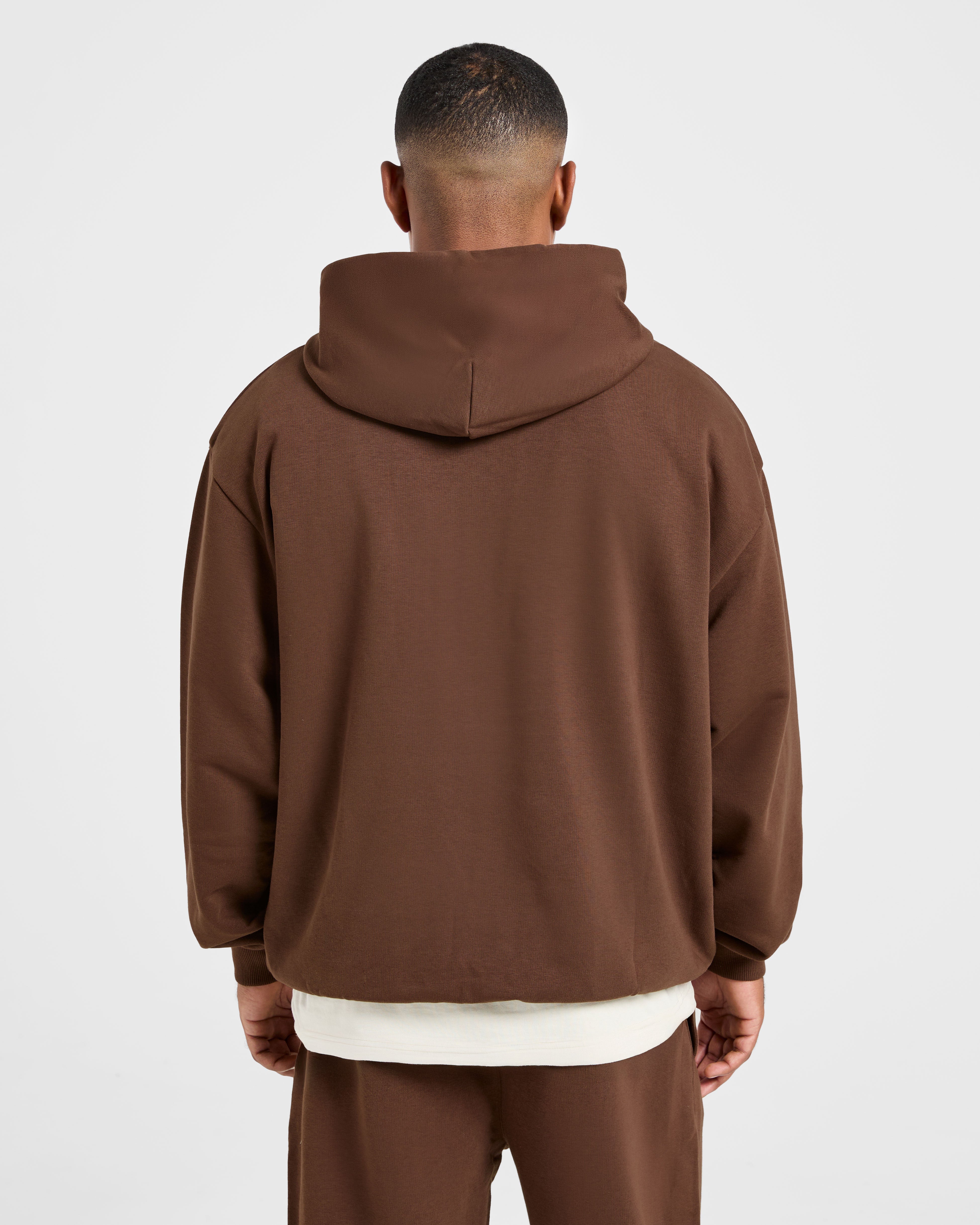 Craft Oversized Hoodie - Brown