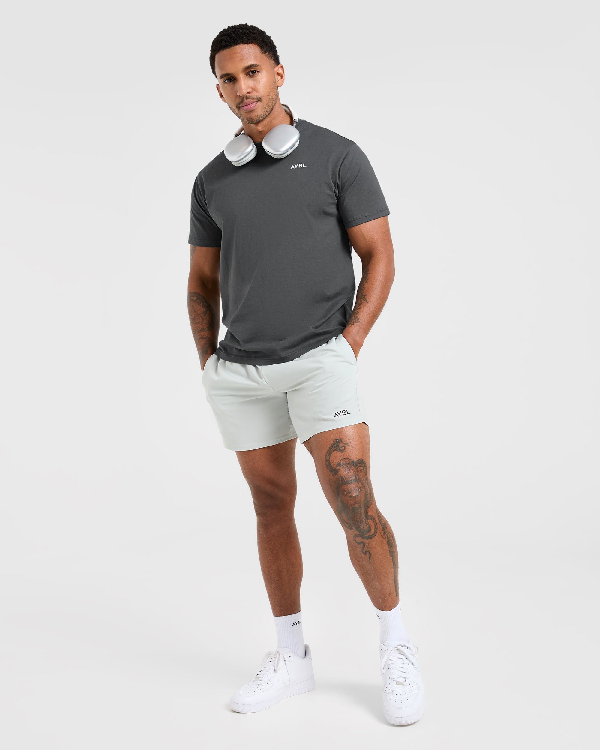 Core 5" Shorts - Ice Grey