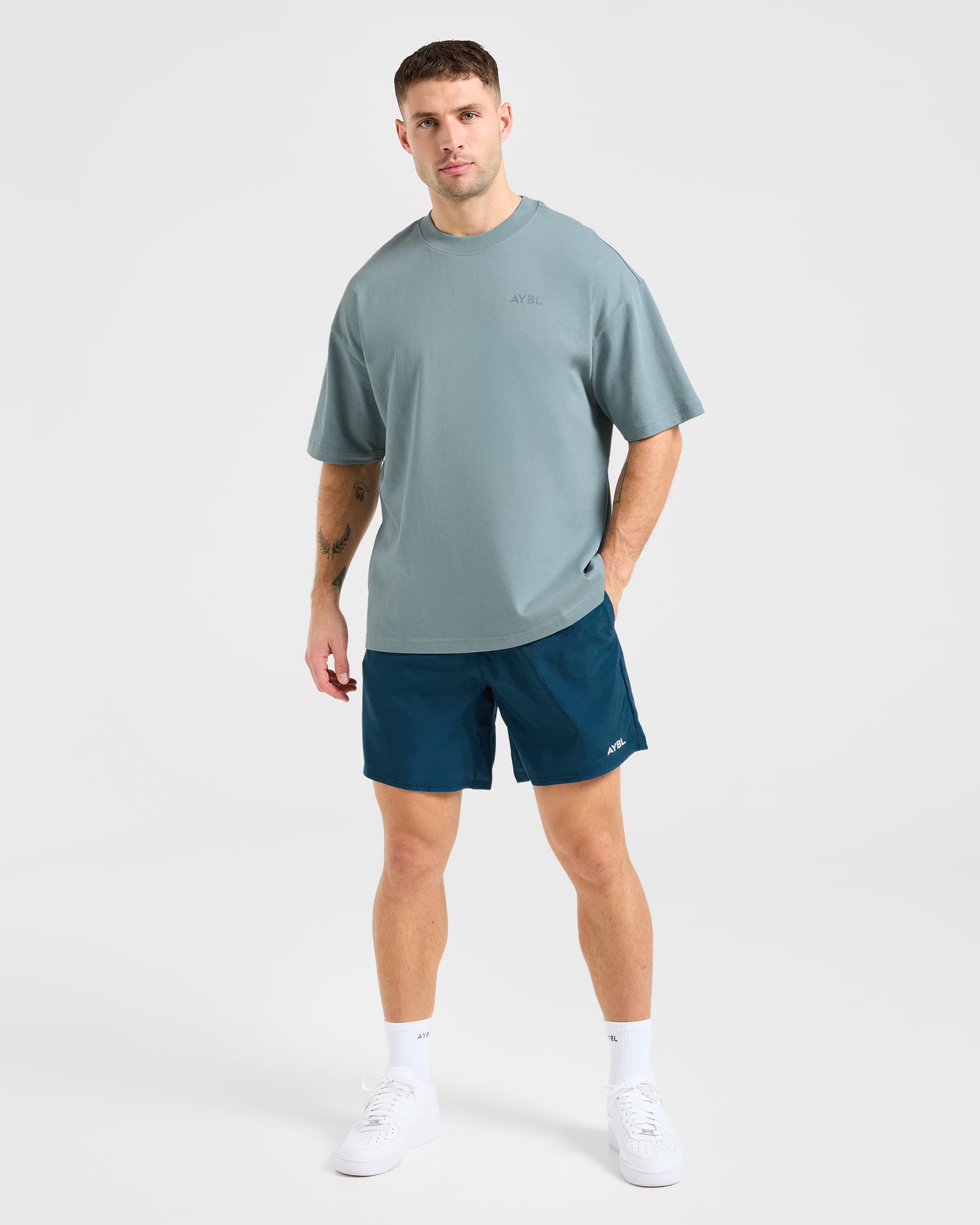 Essential Oversized T Shirt - Ocean Mist