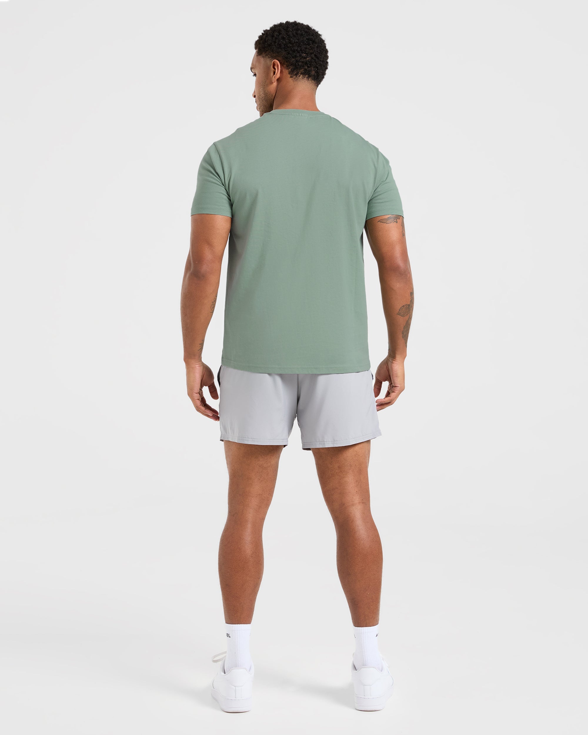 Essential T Shirt - Slate Green