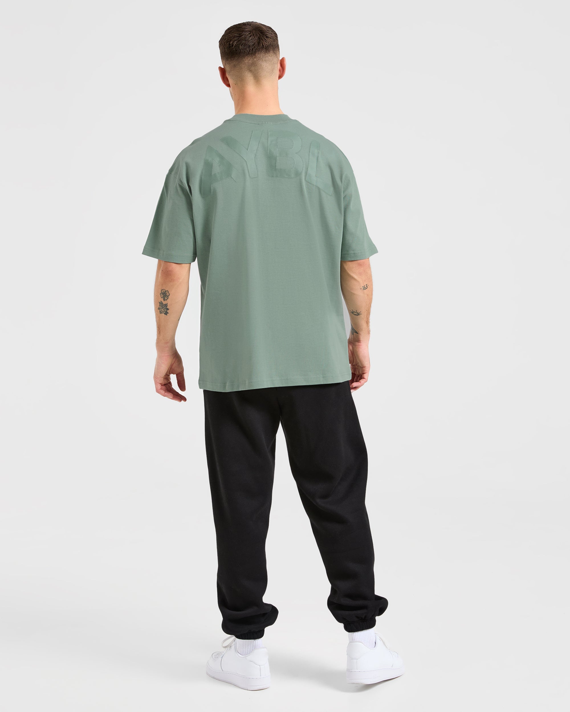 Essential Oversized T Shirt - Slate Green