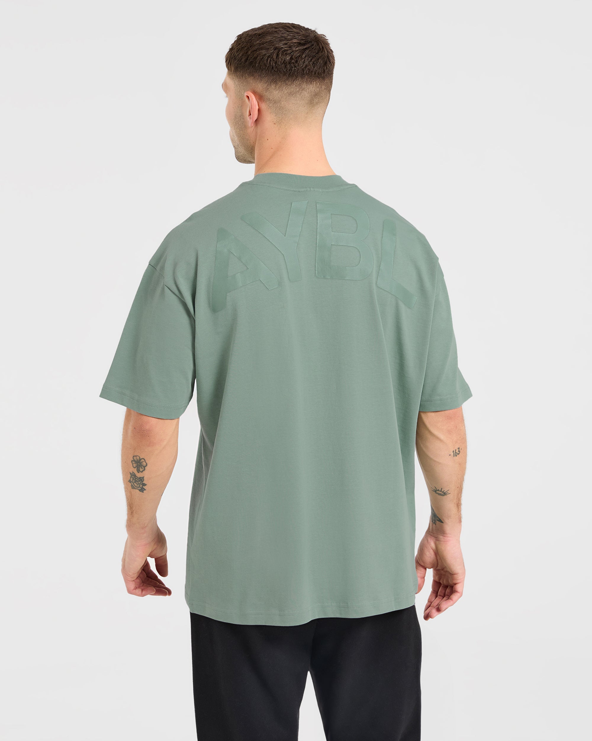 Essential Oversized T Shirt - Slate Green