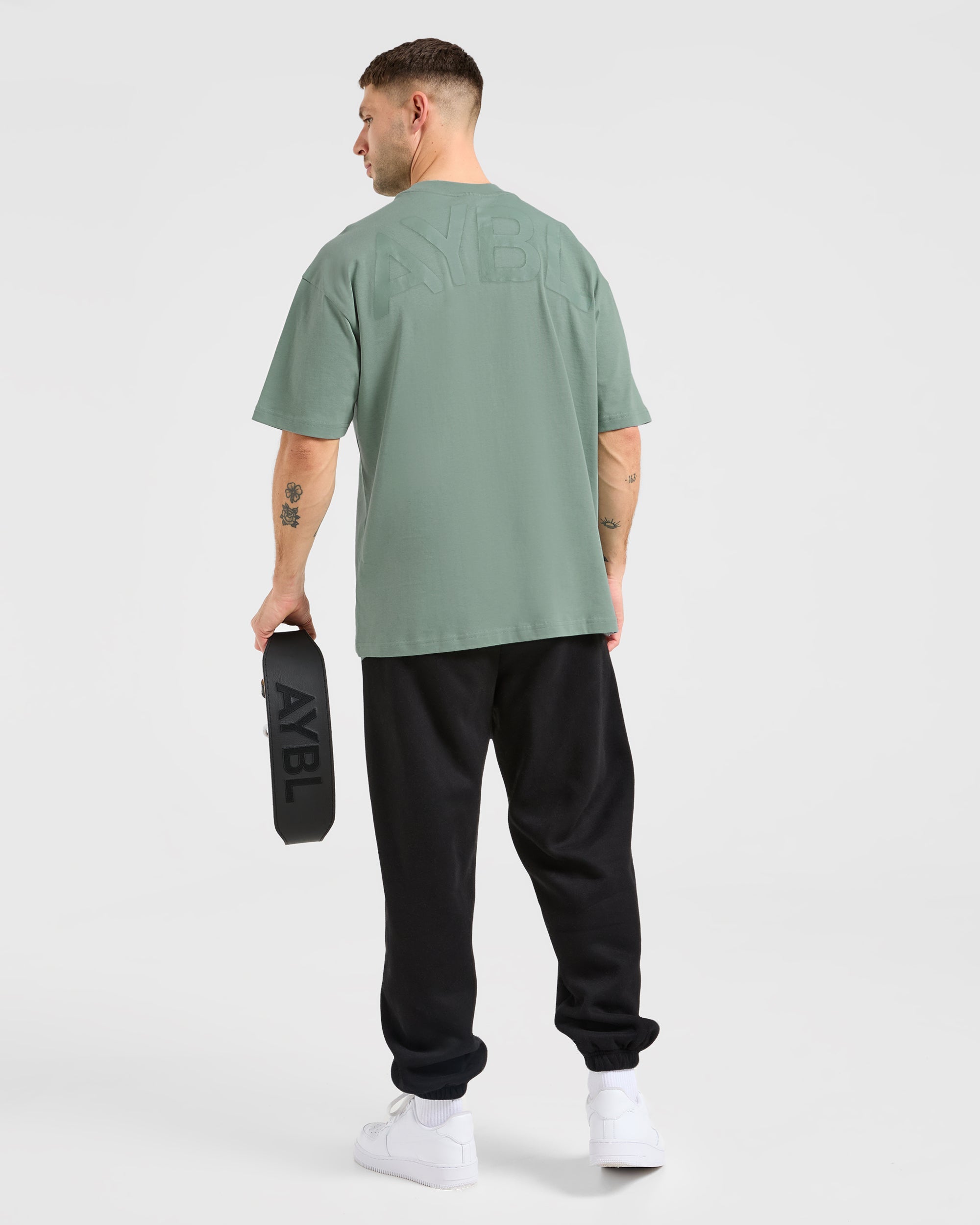 Essential Oversized T Shirt - Slate Green