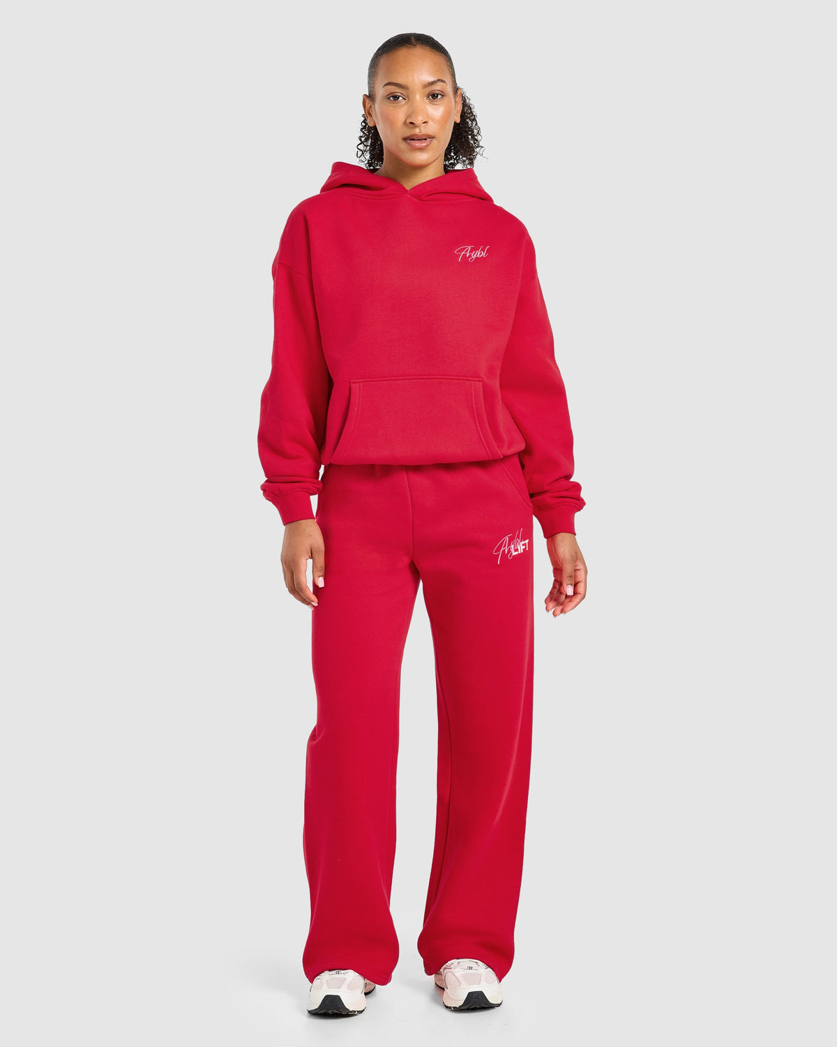 Lift Graphic 2.0 Oversized Straight Leg Joggers - Red