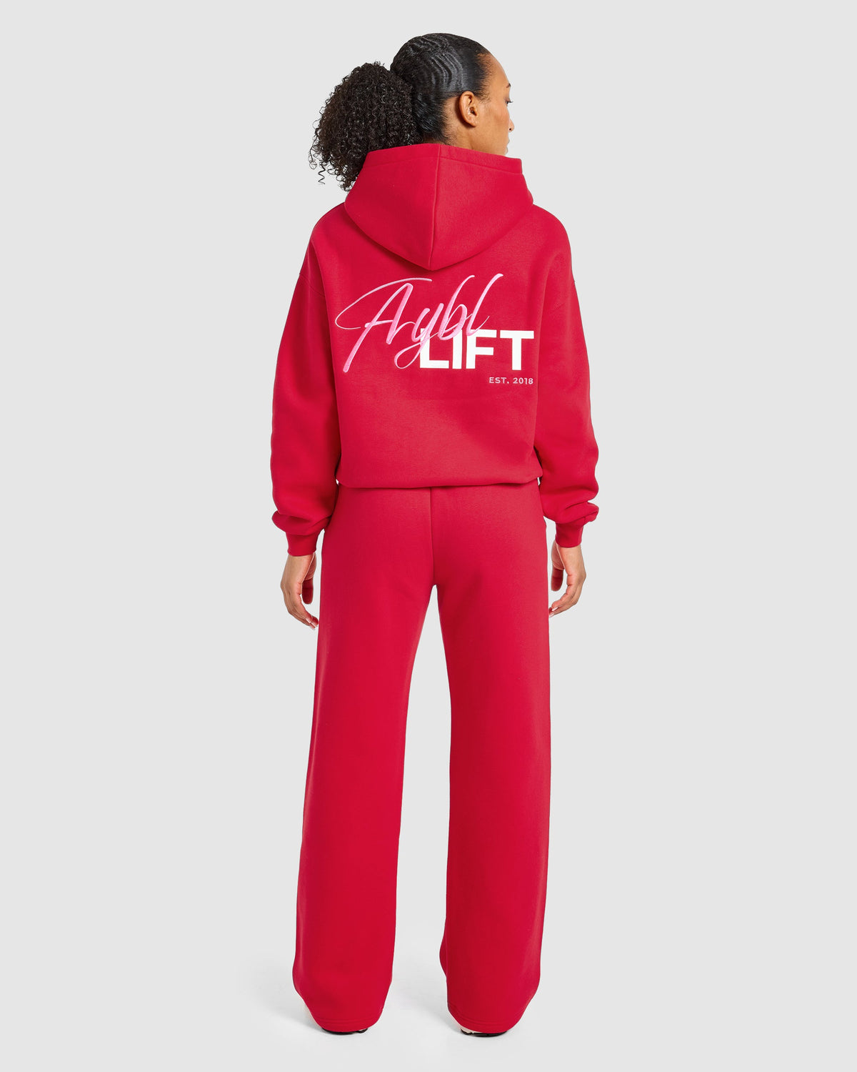 Lift Graphic 2.0 Oversized Hoodie - Red