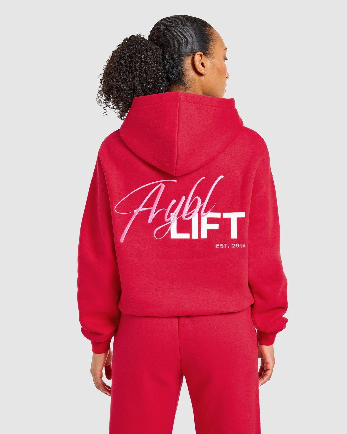 Lift Graphic 2.0 Oversized Hoodie - Red