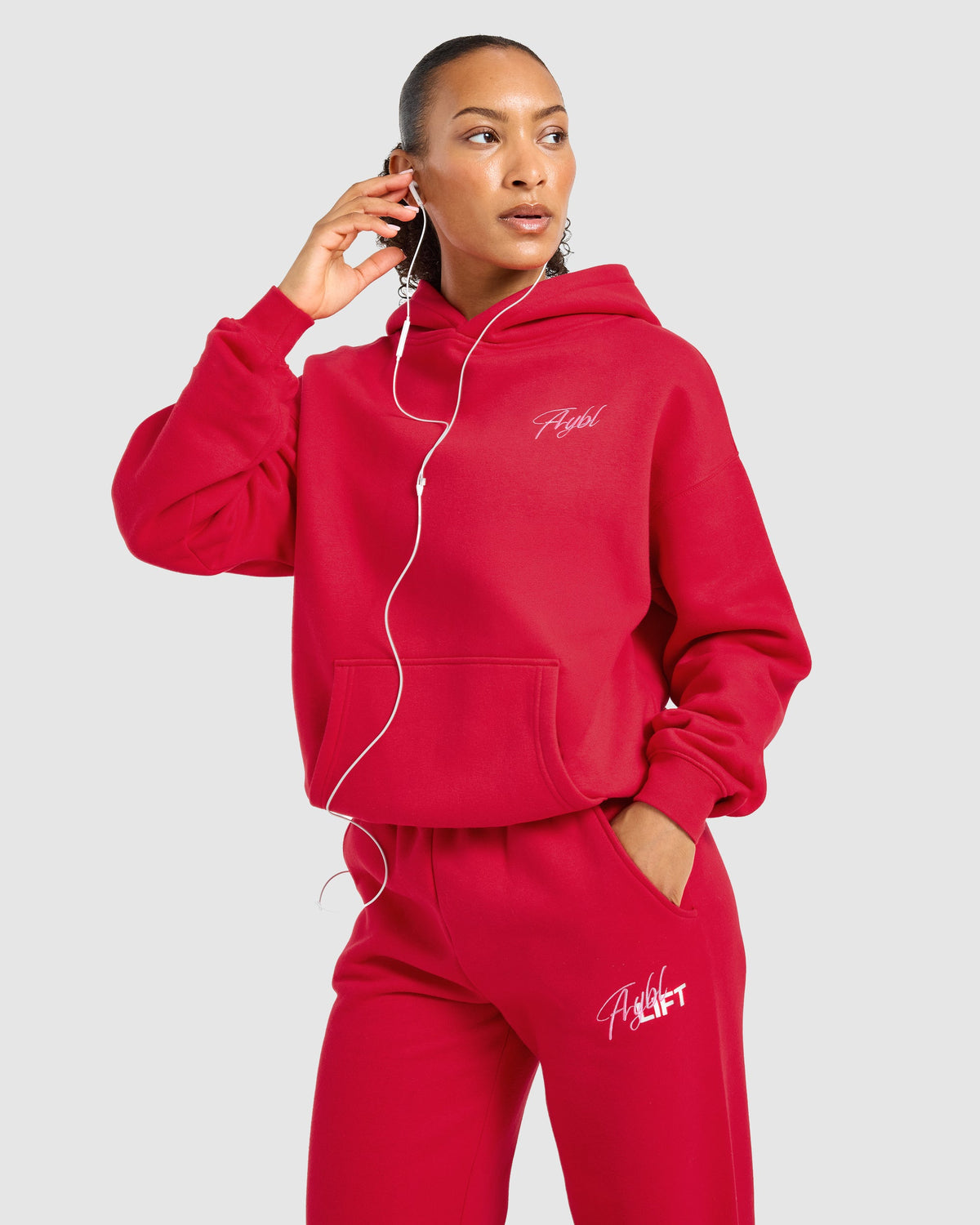 Lift Graphic 2.0 Oversized Hoodie - Red
