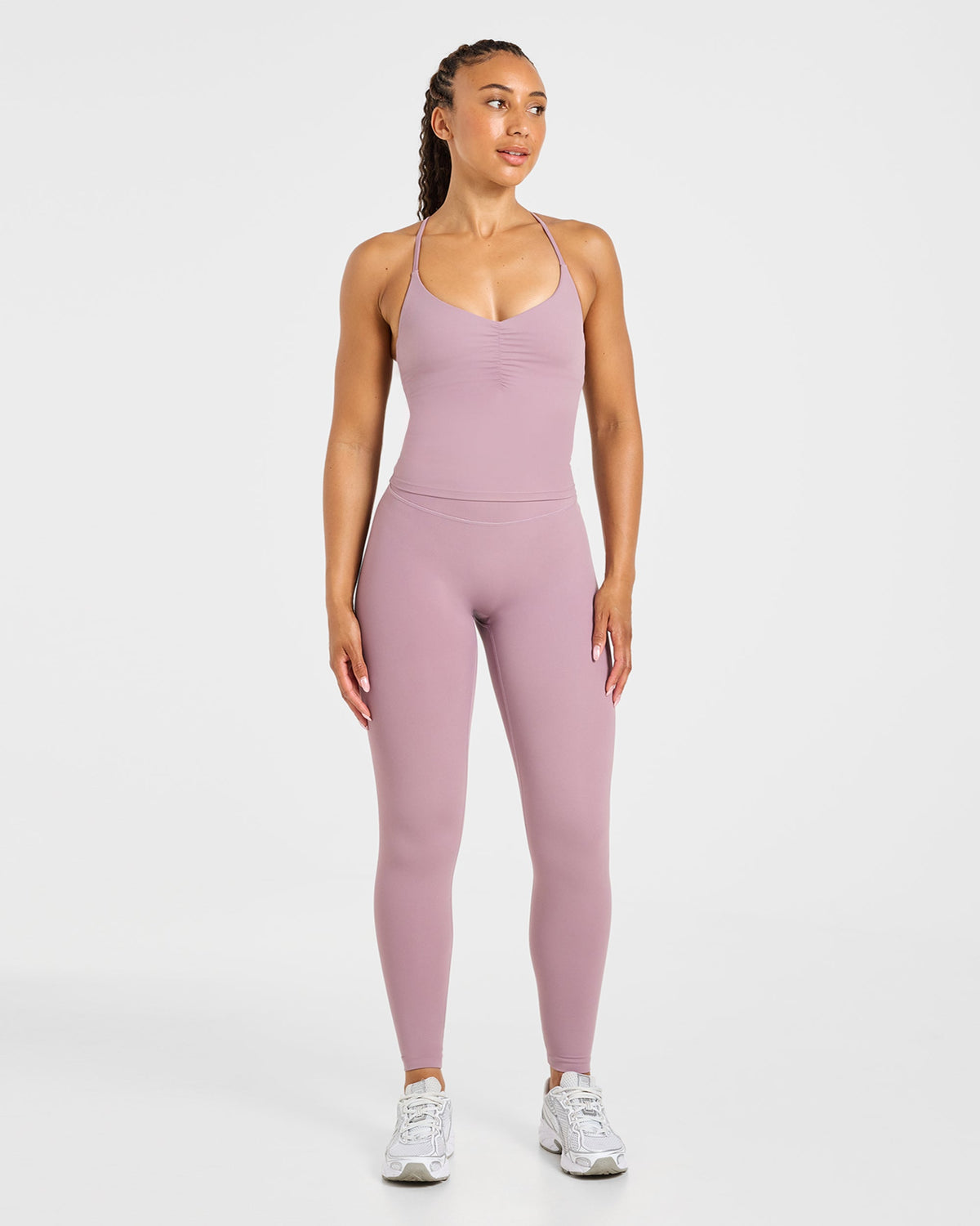 Physique Tank Top - Dusty Mauve