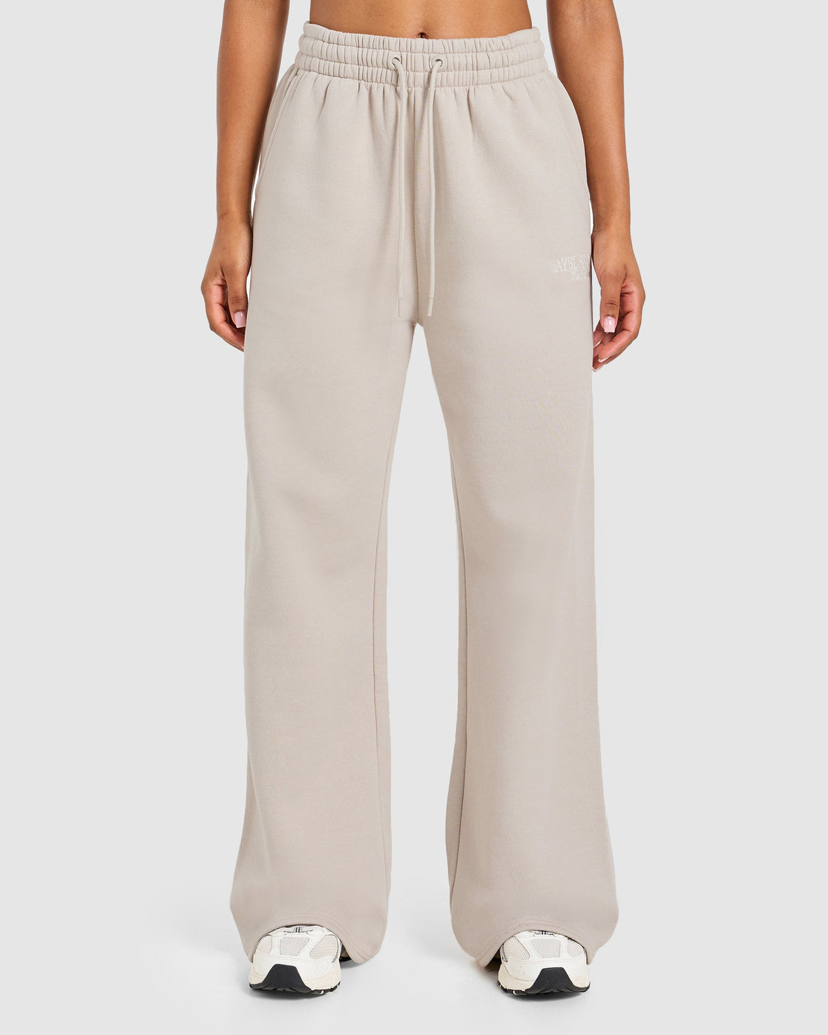Sports Collective Oversized Straight Leg Joggers - Hazelnut