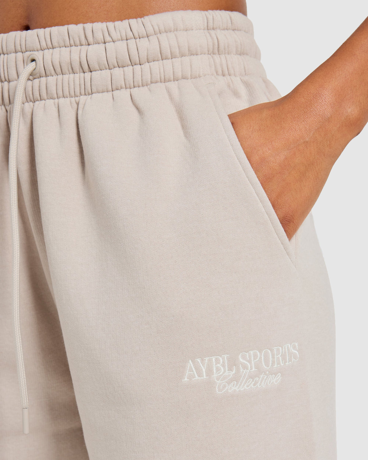 Sports Collective Oversized Straight Leg Joggers - Hazelnut
