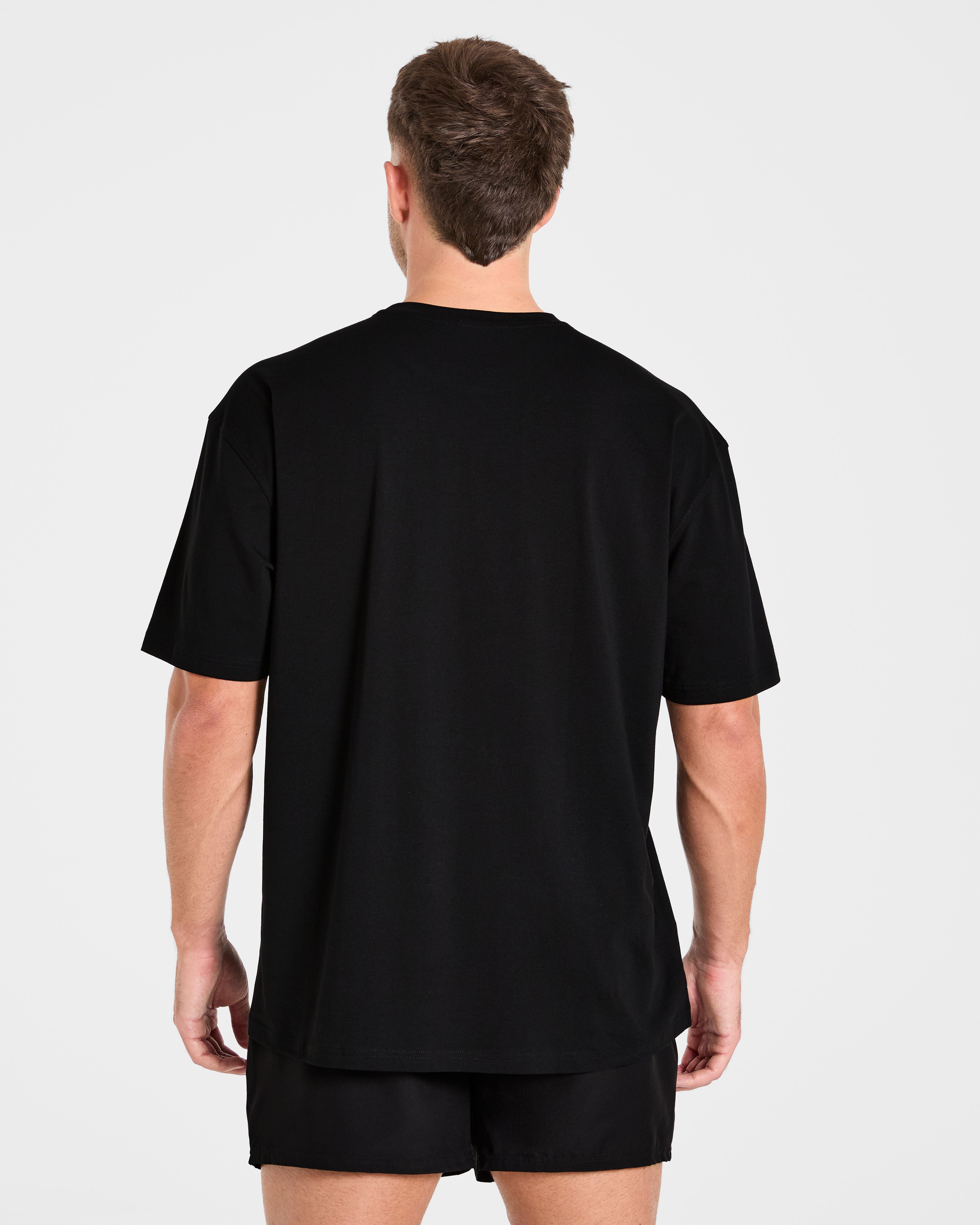 Force Oversized T Shirt - Black
