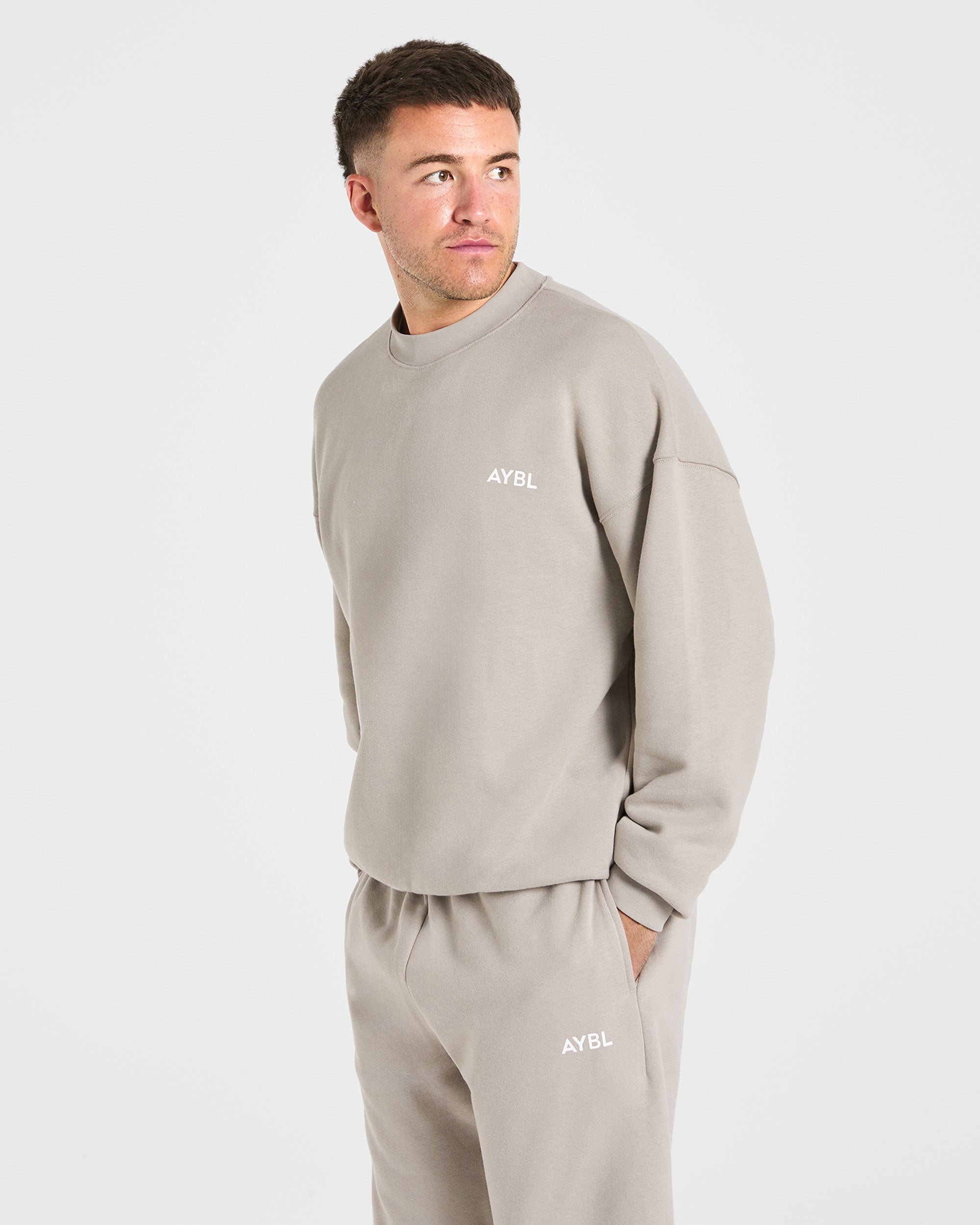 Essential Oversized Sweater - Stone