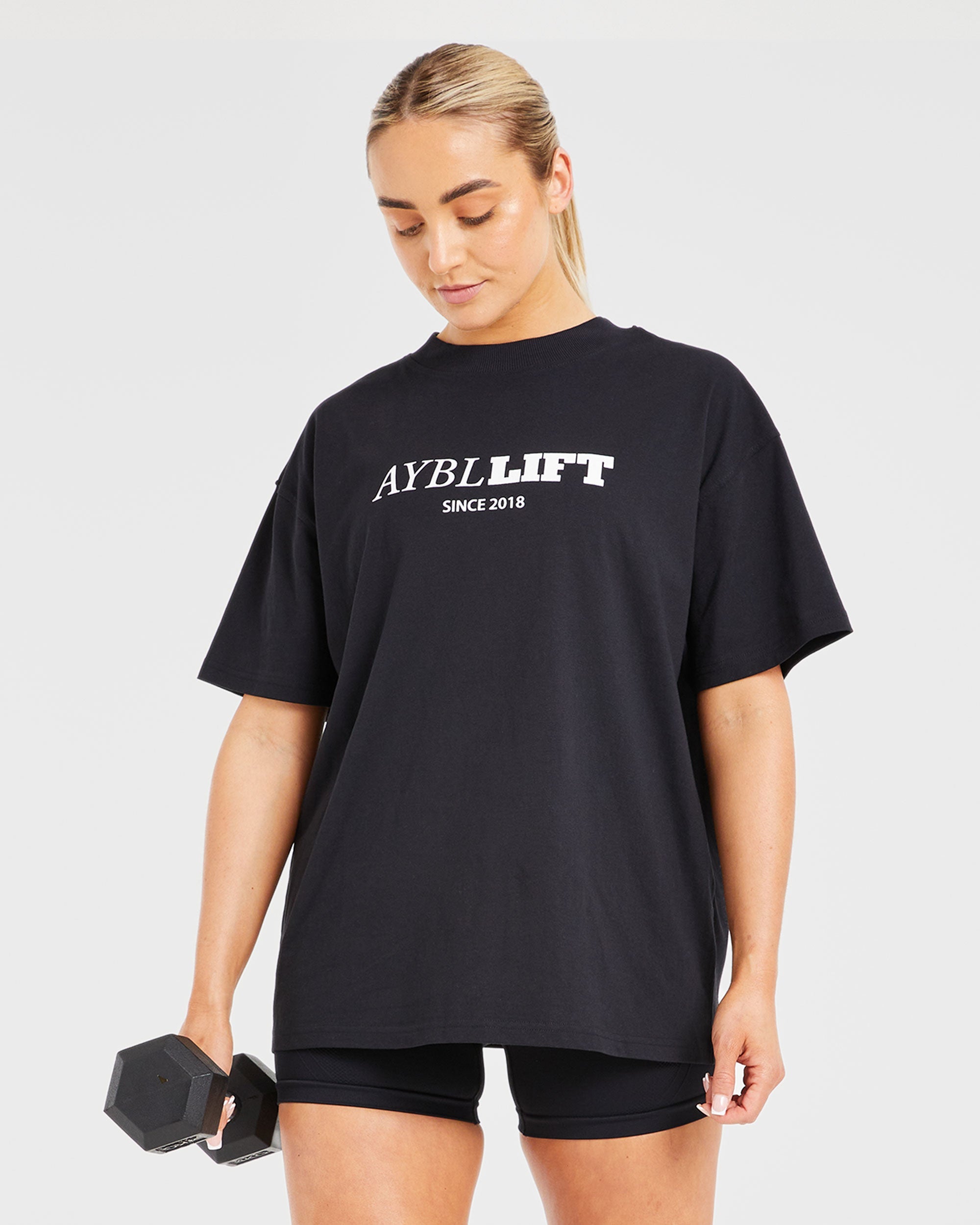 AYBL Lift Oversized T Shirt - Black