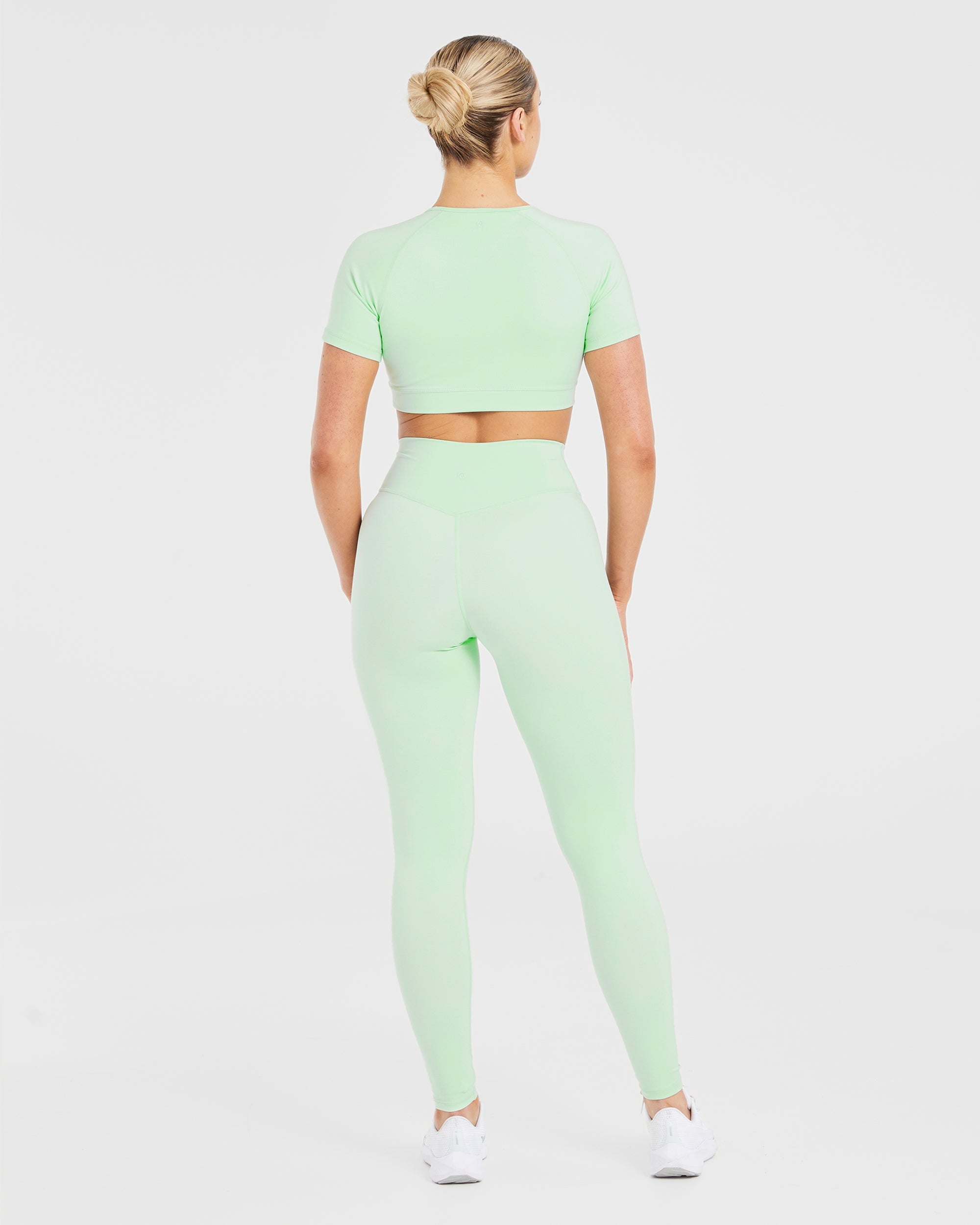 Staple Crop Top - Mint Green