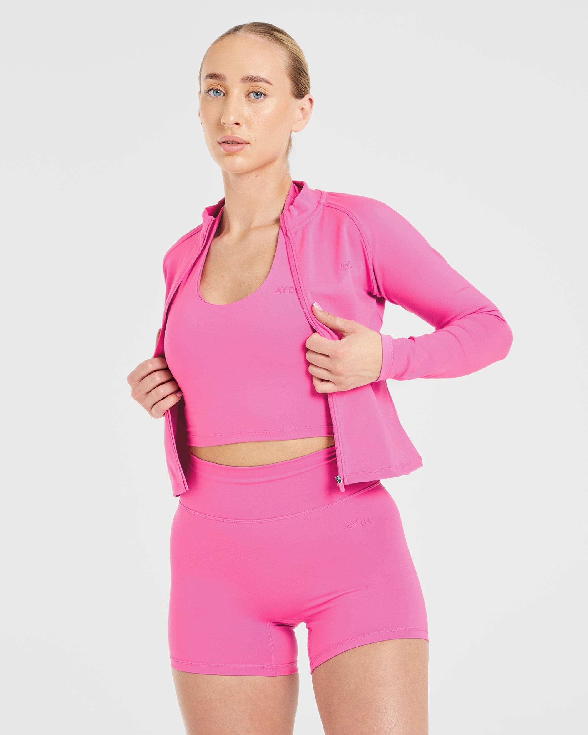 Staple Zip Jacket - Summer Pink