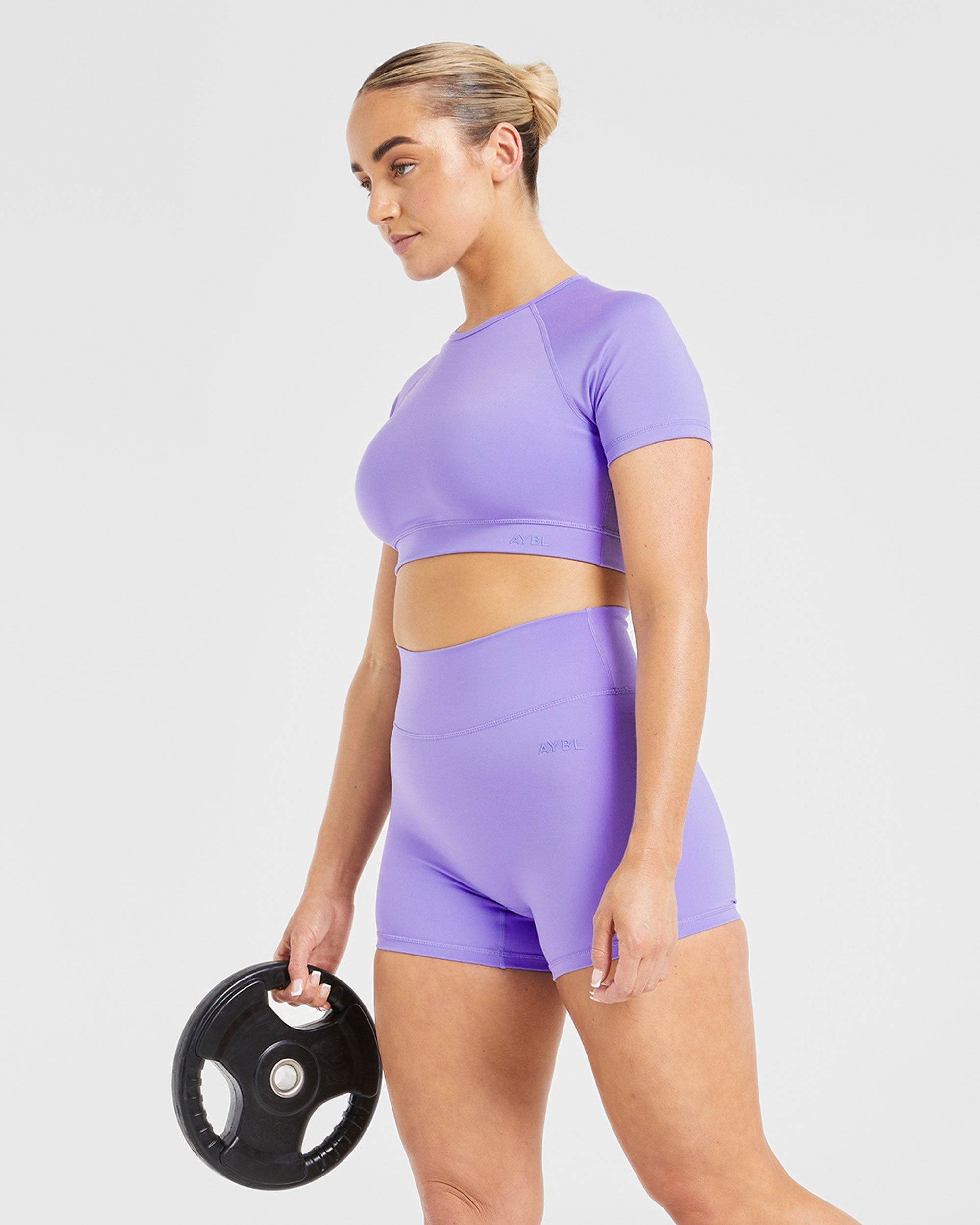 Staple Crop Top - Vibrant Violet