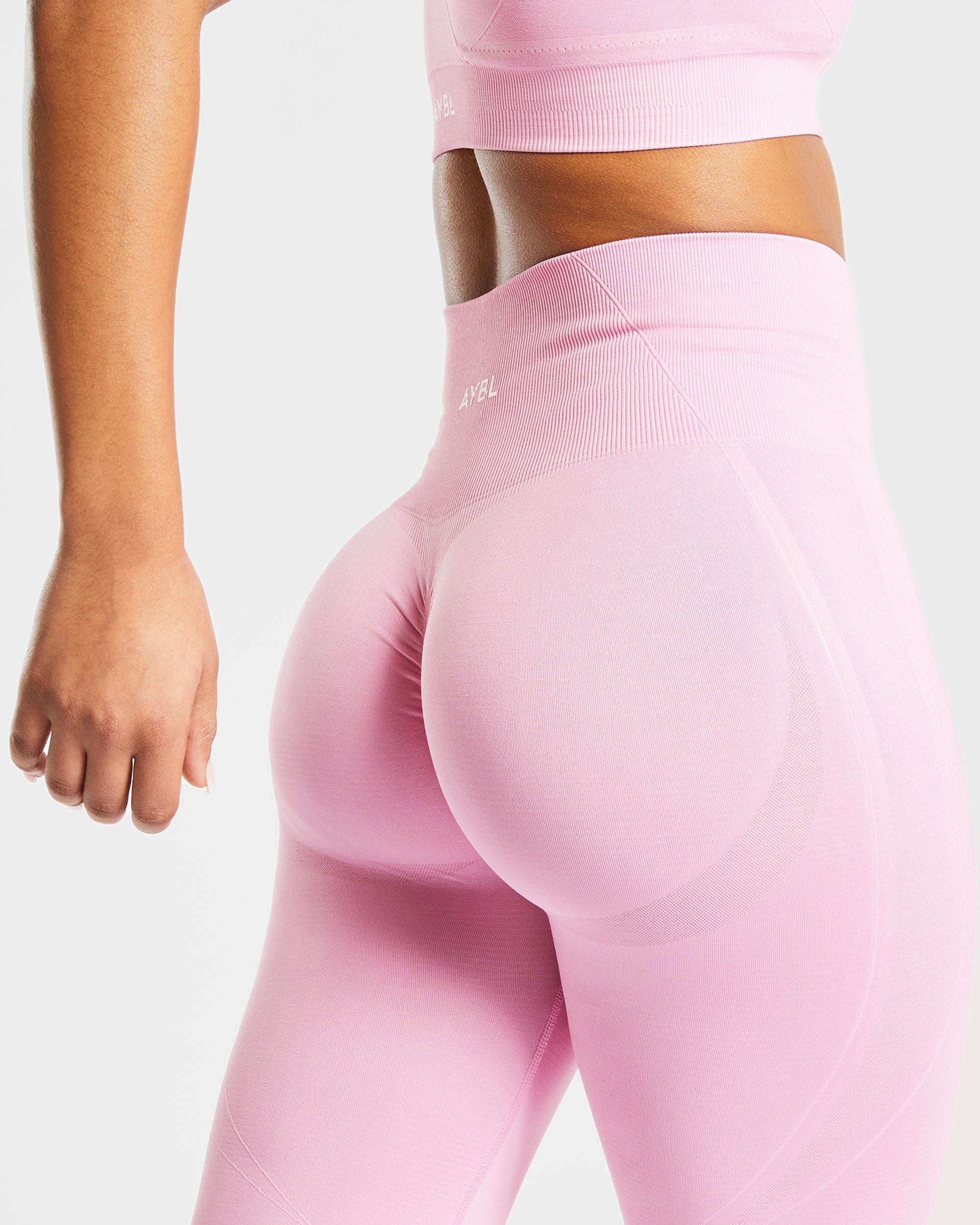 Empower Seamless Leggings - Baby Pink