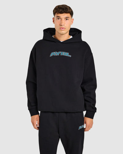 AYBL Society Oversized Hoodie - Black