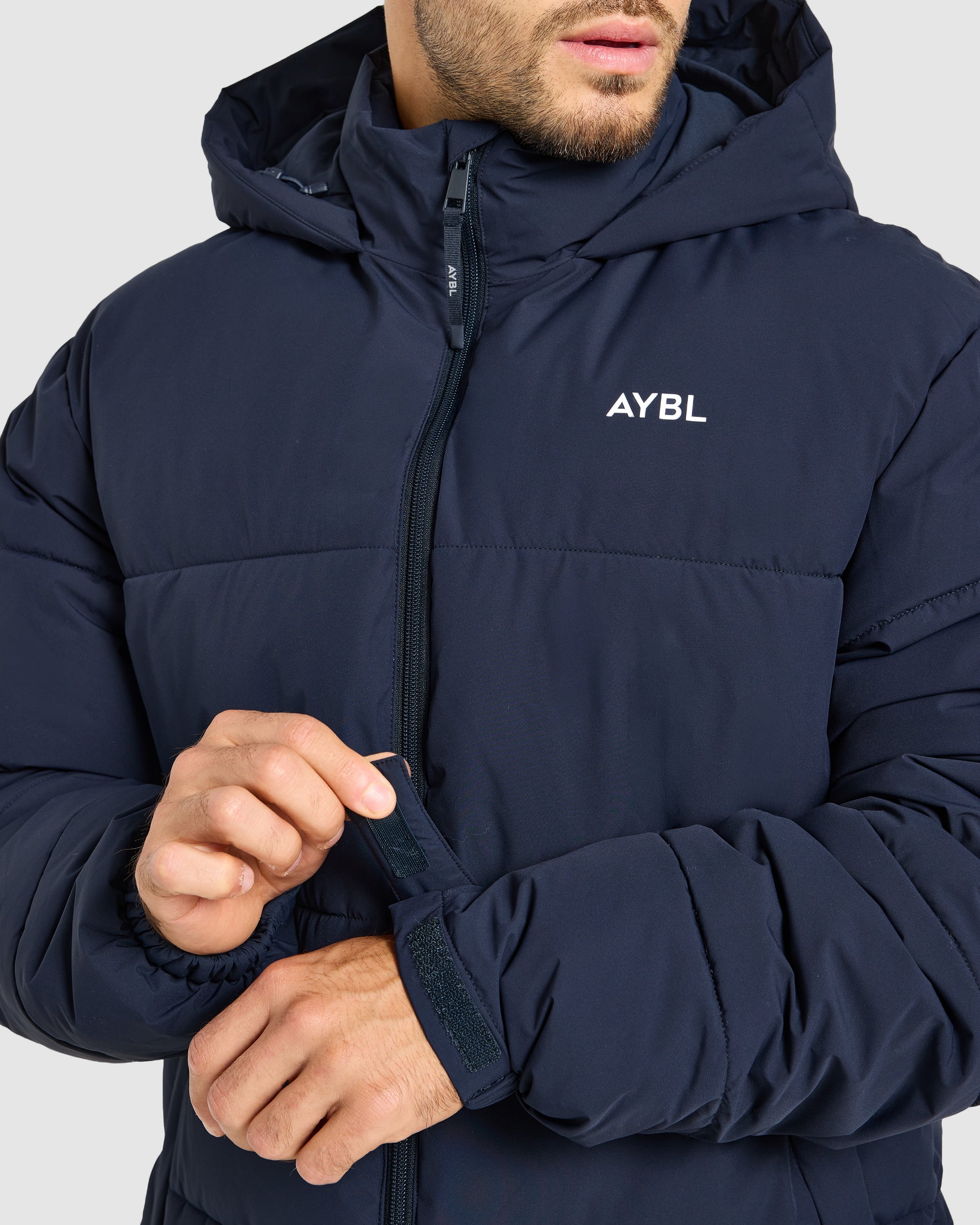 Classic Puffer Coat - Navy