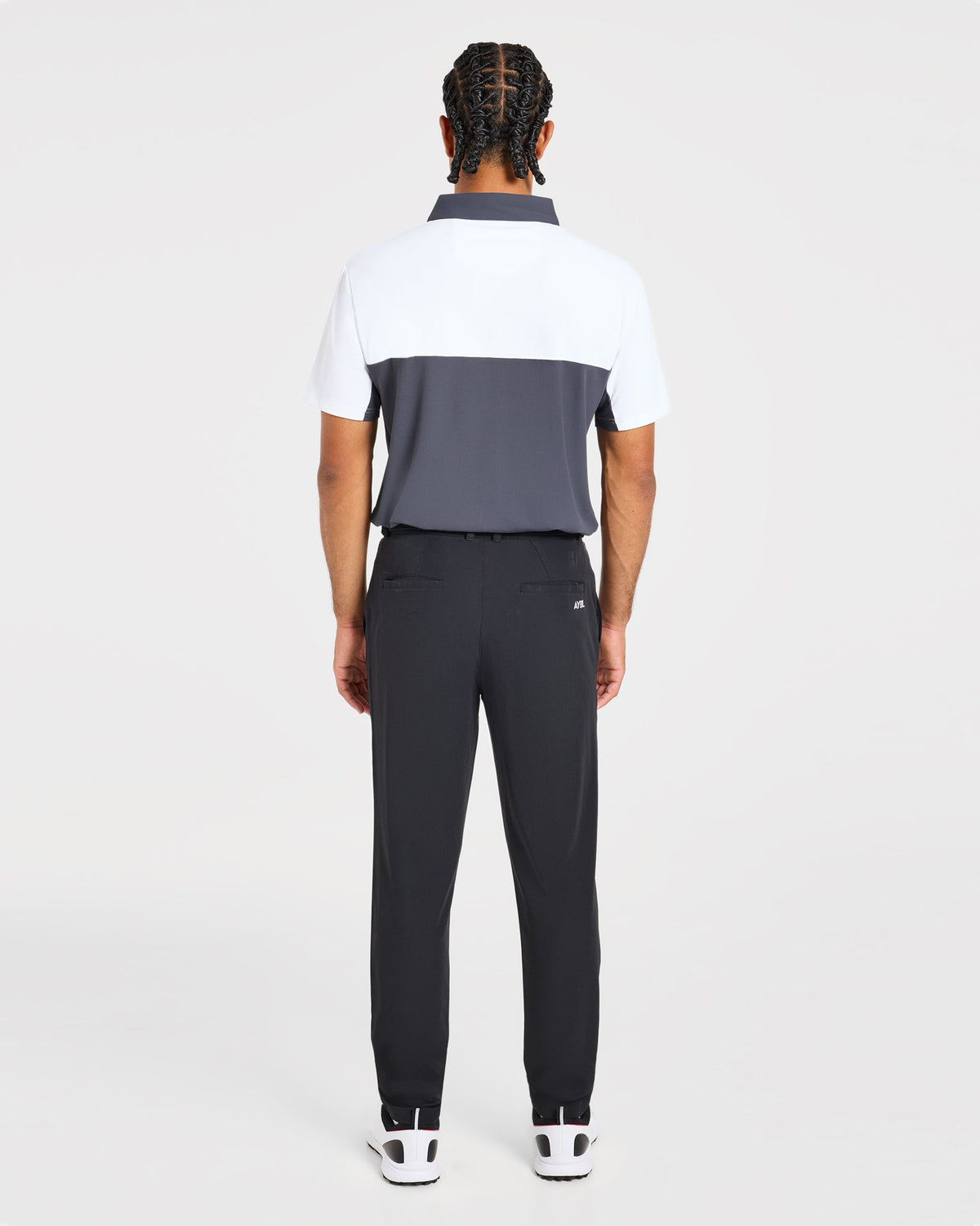 Precision Block Polo - Charcoal