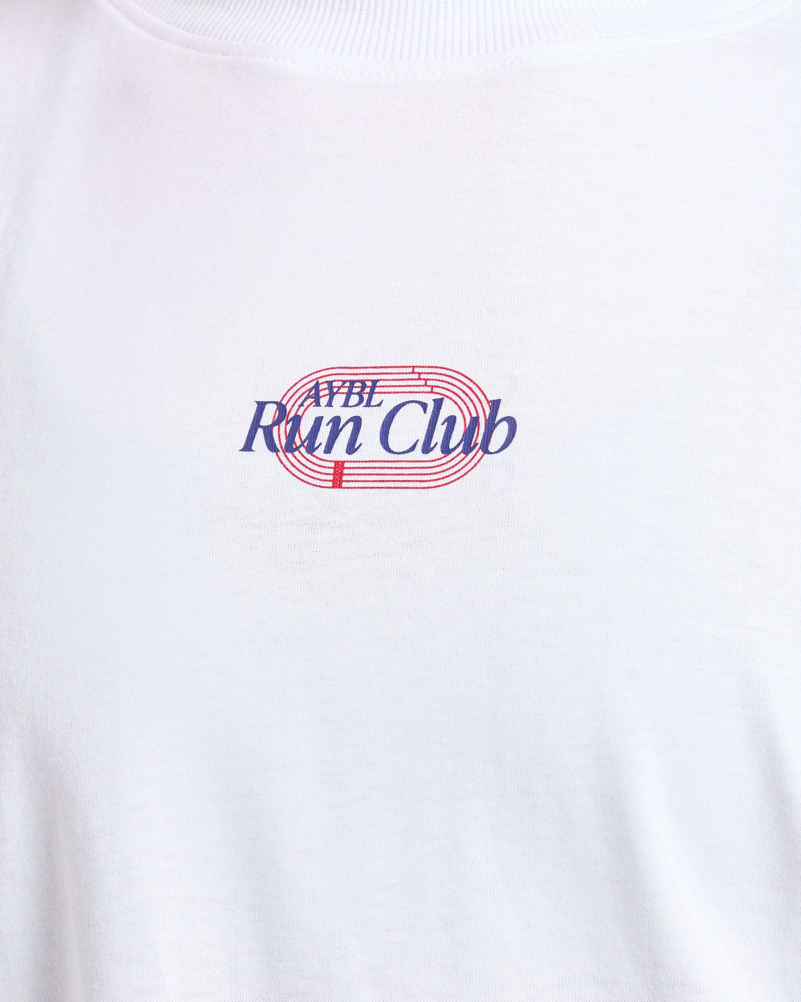 Run Club Oversized T Shirt - White