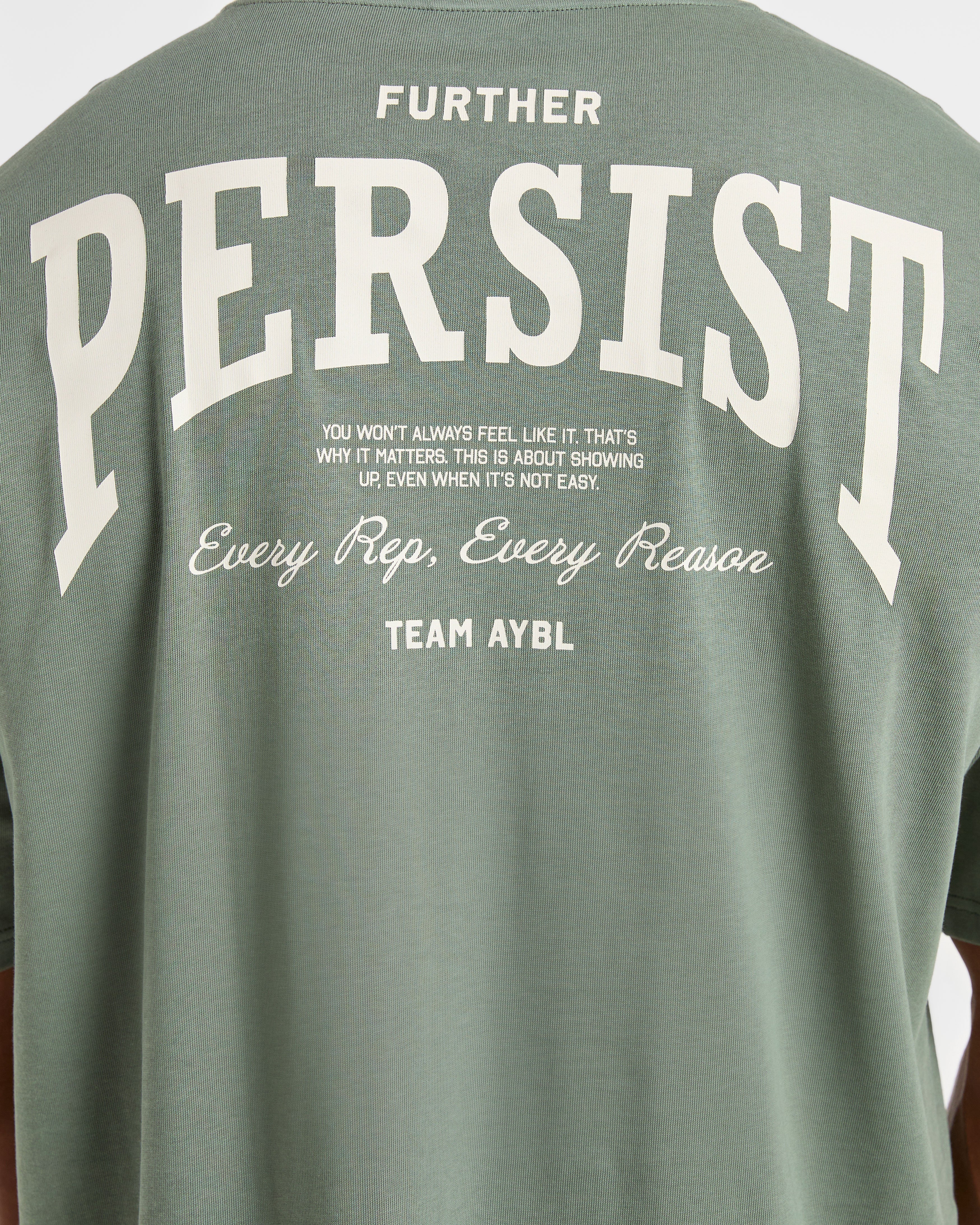 Cam Kissel x Persist Oversized T Shirt - Vintage Sage