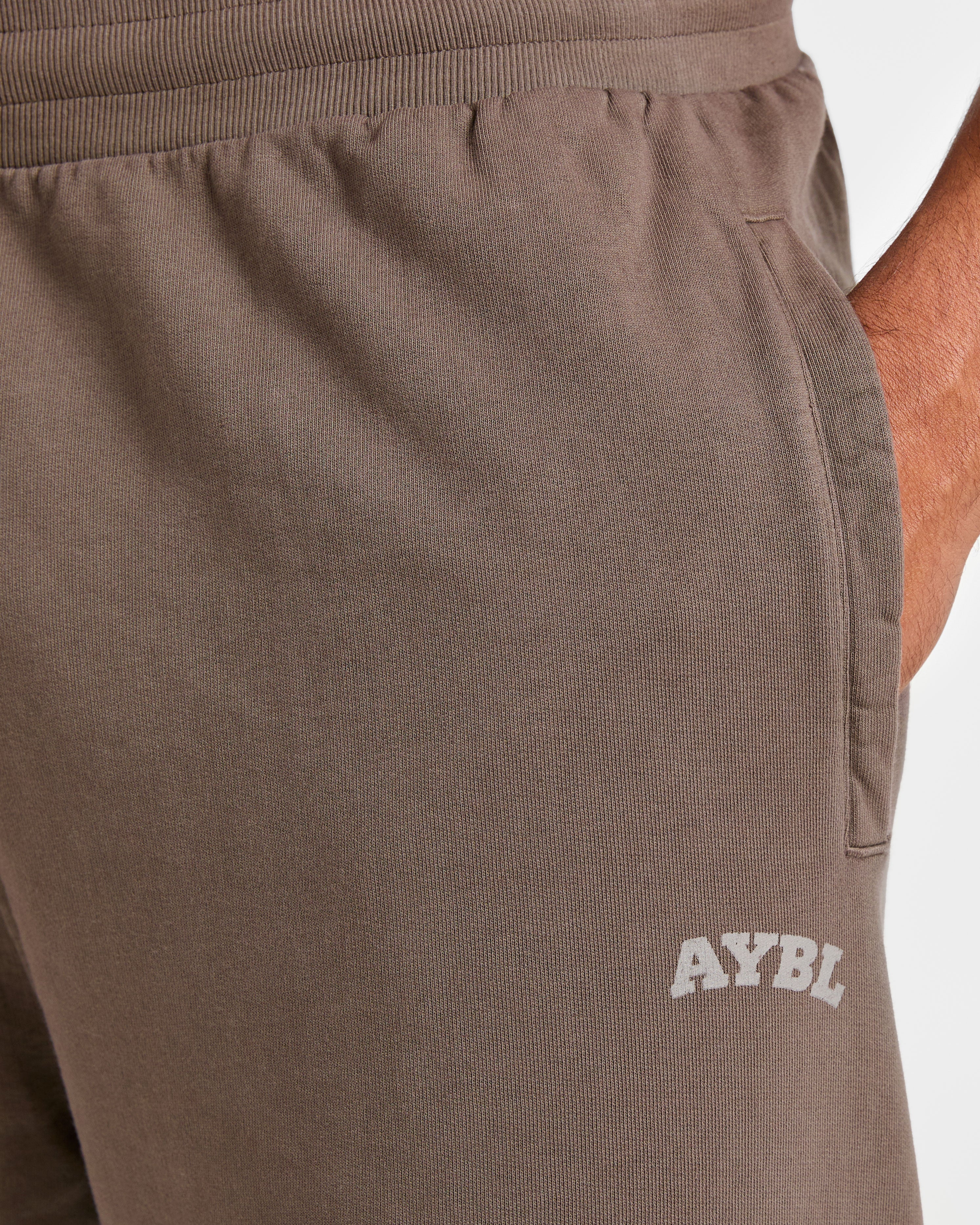 Elite Straight Leg Joggers - Umber Brown