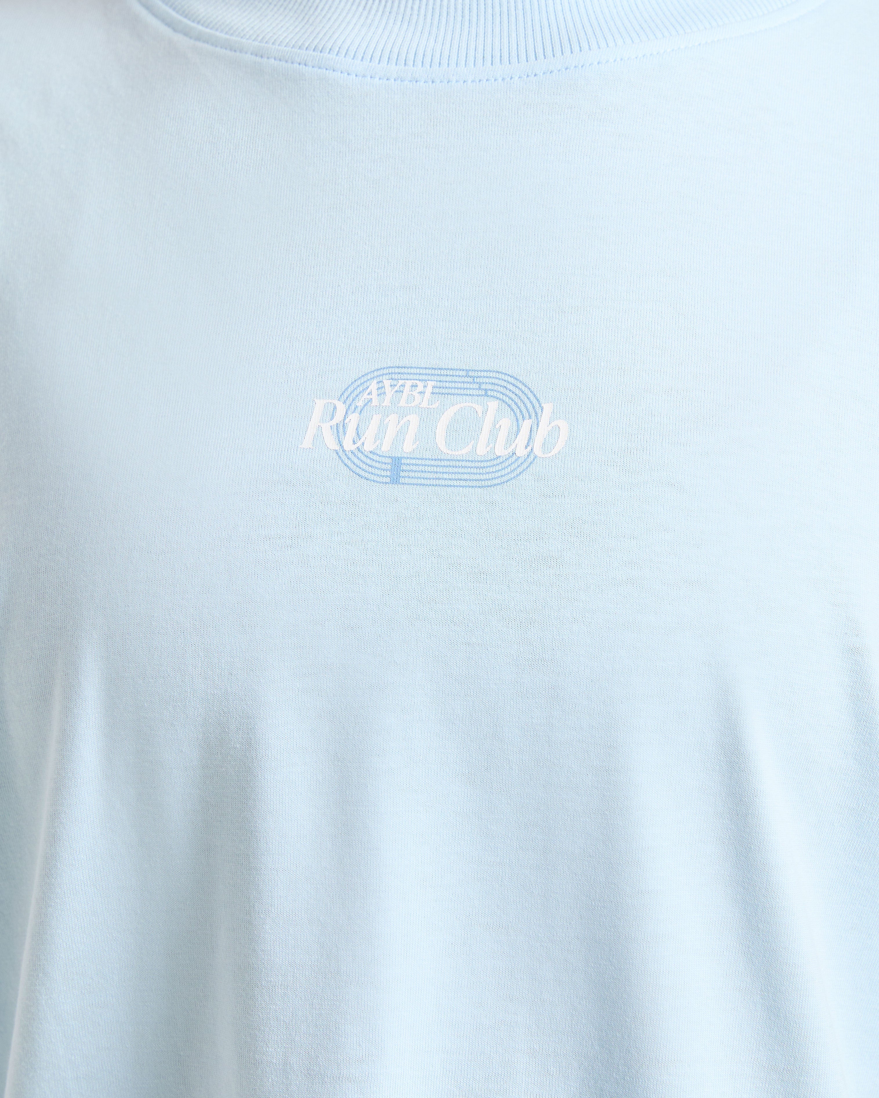Run Club Oversized T Shirt - Blue